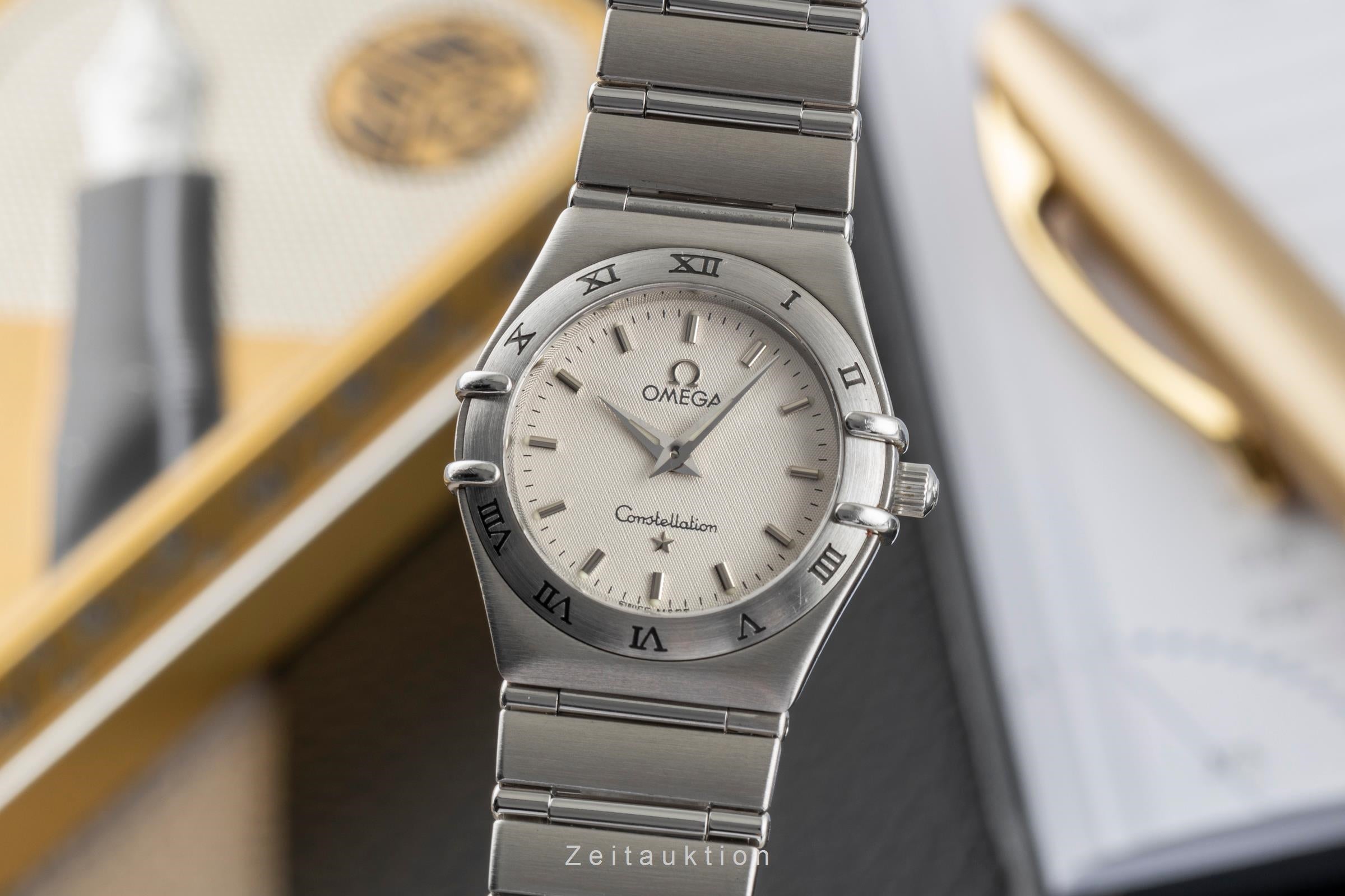 Omega Constellation steel quartz women's watch 1572.32.00  [2502390]