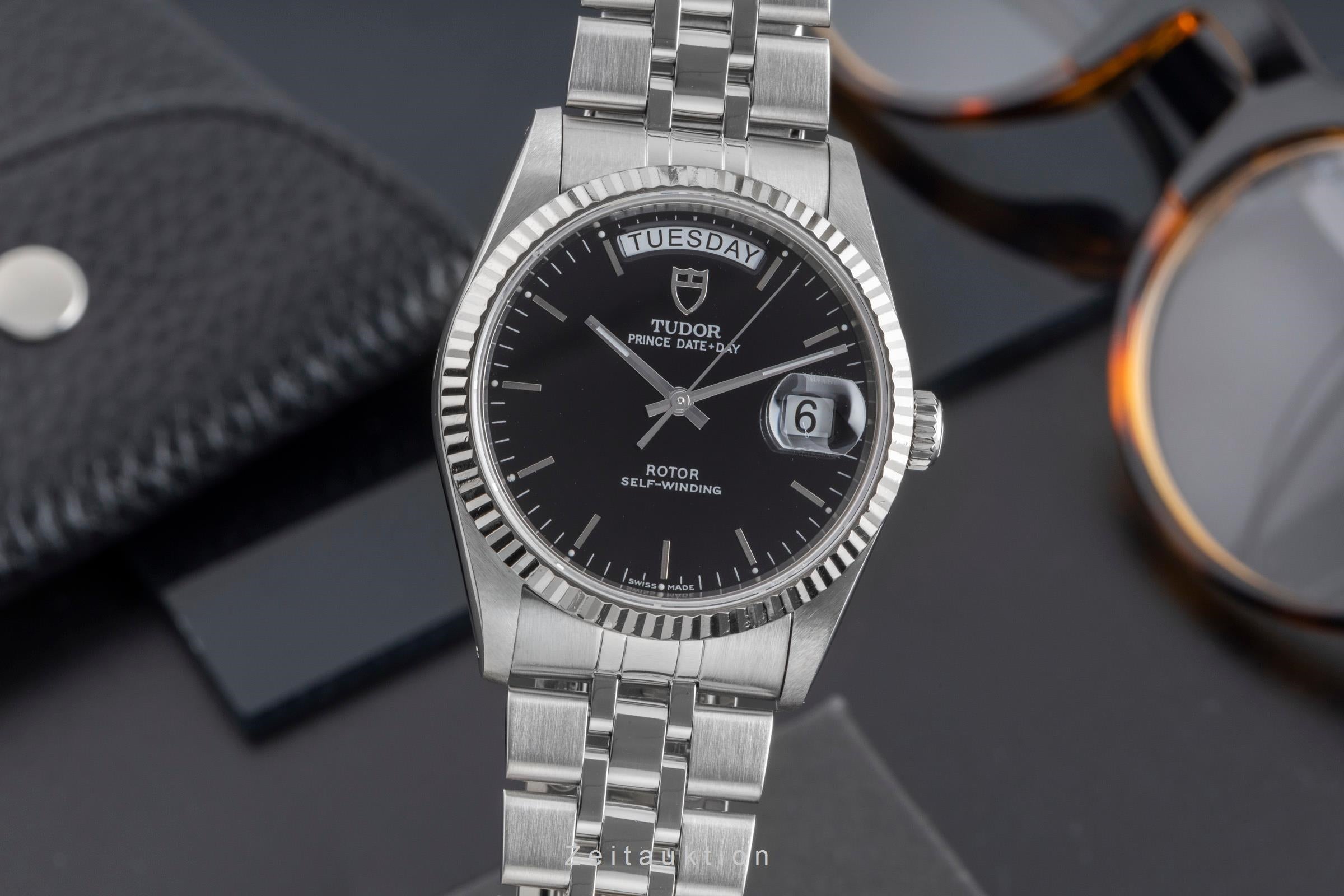 Tudor Date-Day acero / oro blanco automático reloj para caballeros 76214  [2502397]