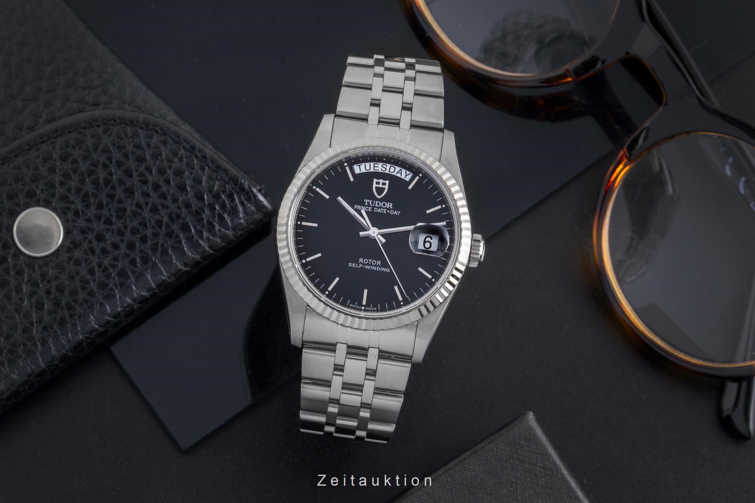 Tudor Date-Day acero / oro blanco automático reloj para caballeros 76214  [2502397]