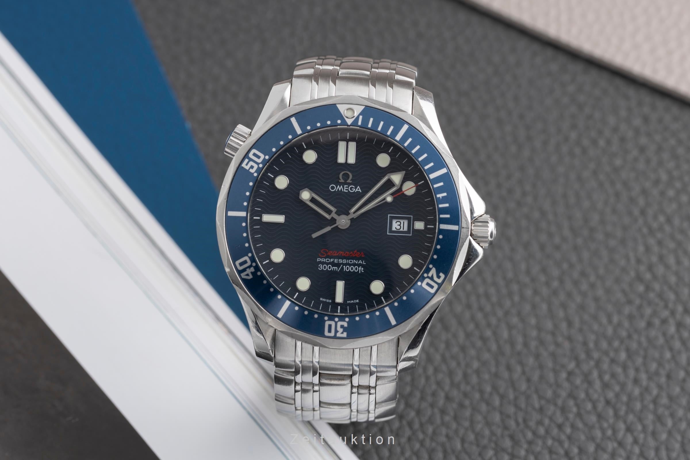 Omega Seamaster "Red" Professional Diver 300M Edelstahl Herrenuhr Ref 2221.80.00 [2502403]