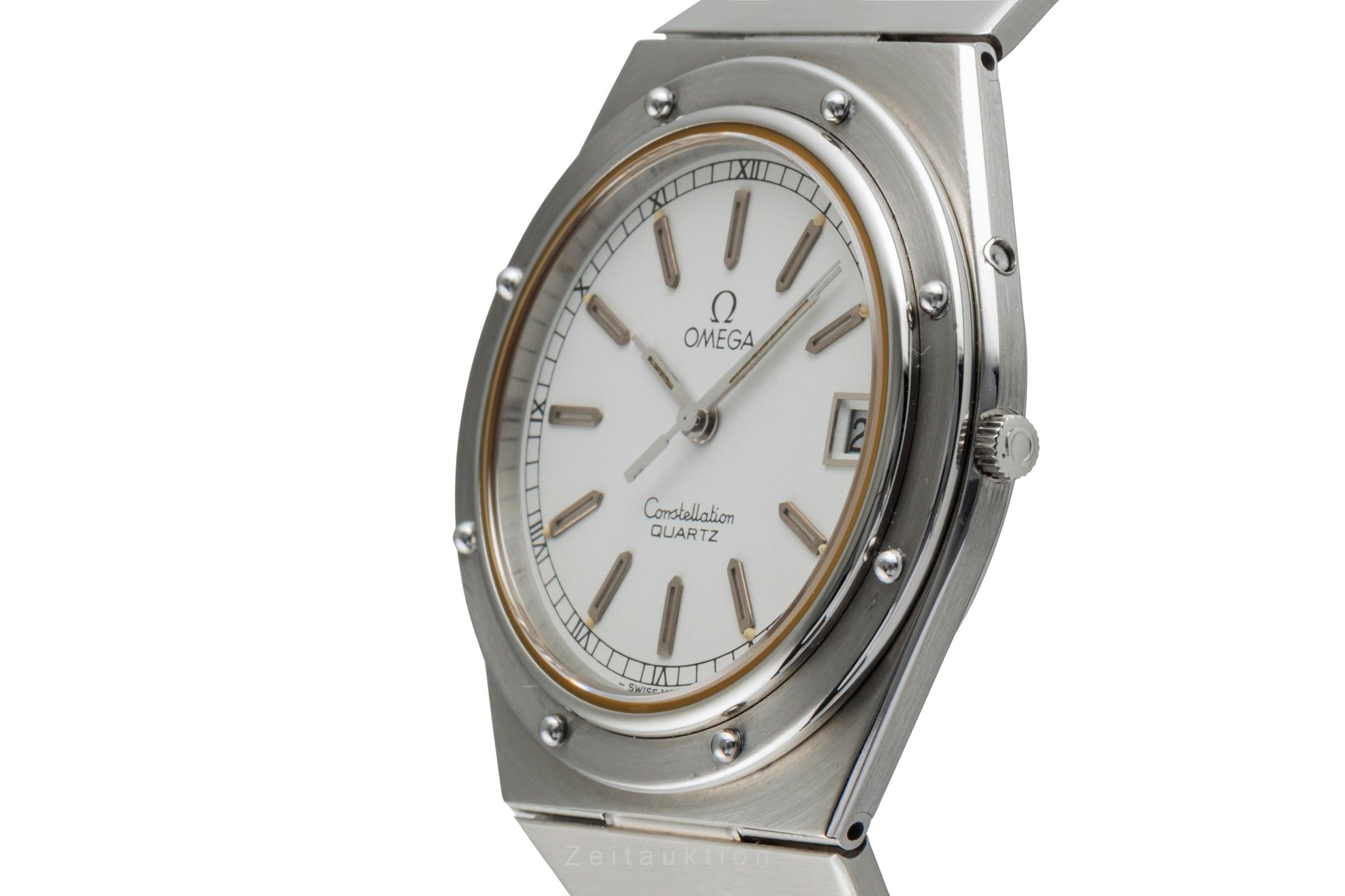 Omega Constellation acier quartz montre pour hommes 196.0147   396.0879 Vintage  [2502404]