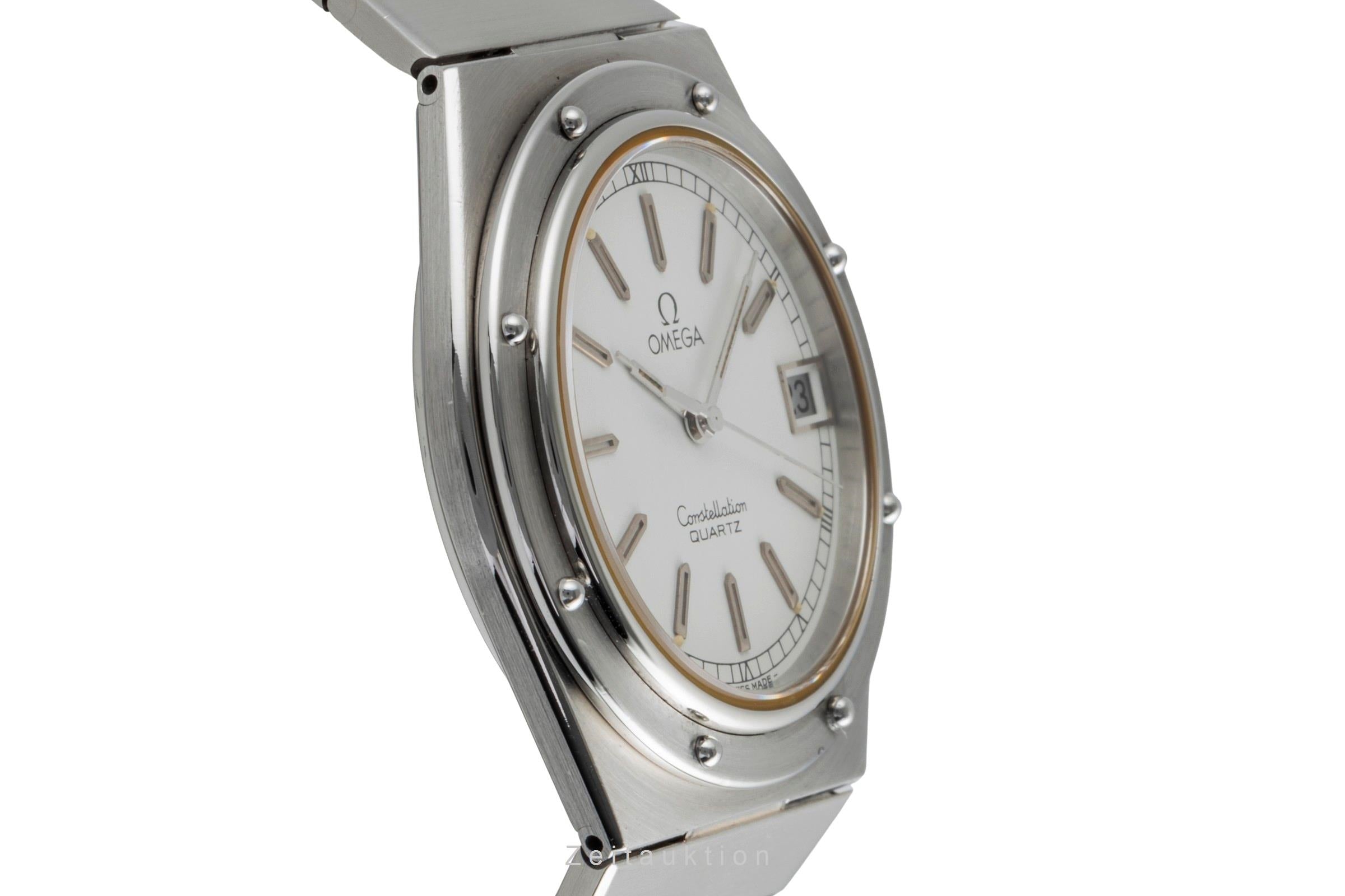 Omega Constellation acier quartz montre pour hommes 196.0147   396.0879 Vintage  [2502404]