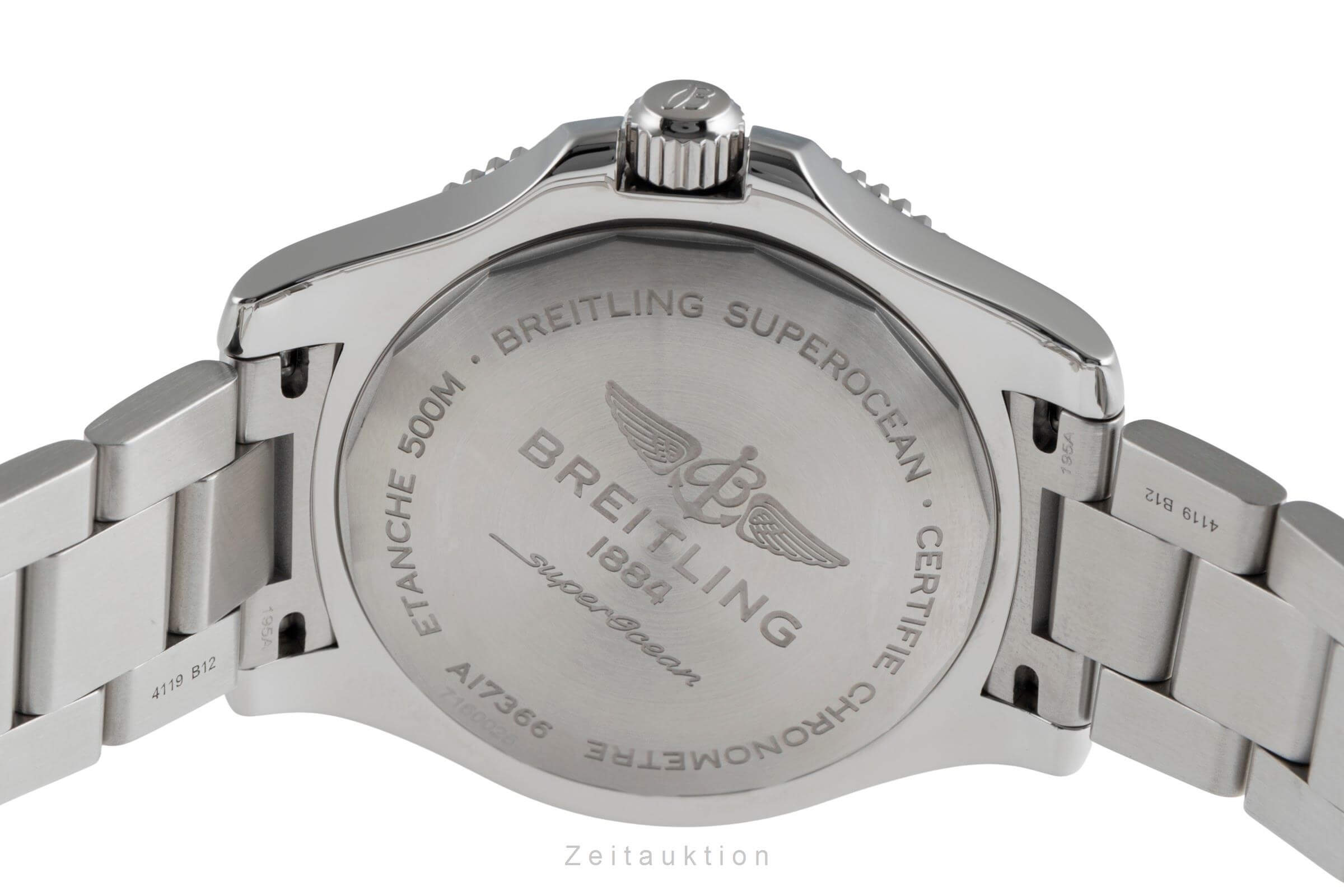 Breitling Superocean steel automatic men's watch A17366D81A1A1  [2502406]