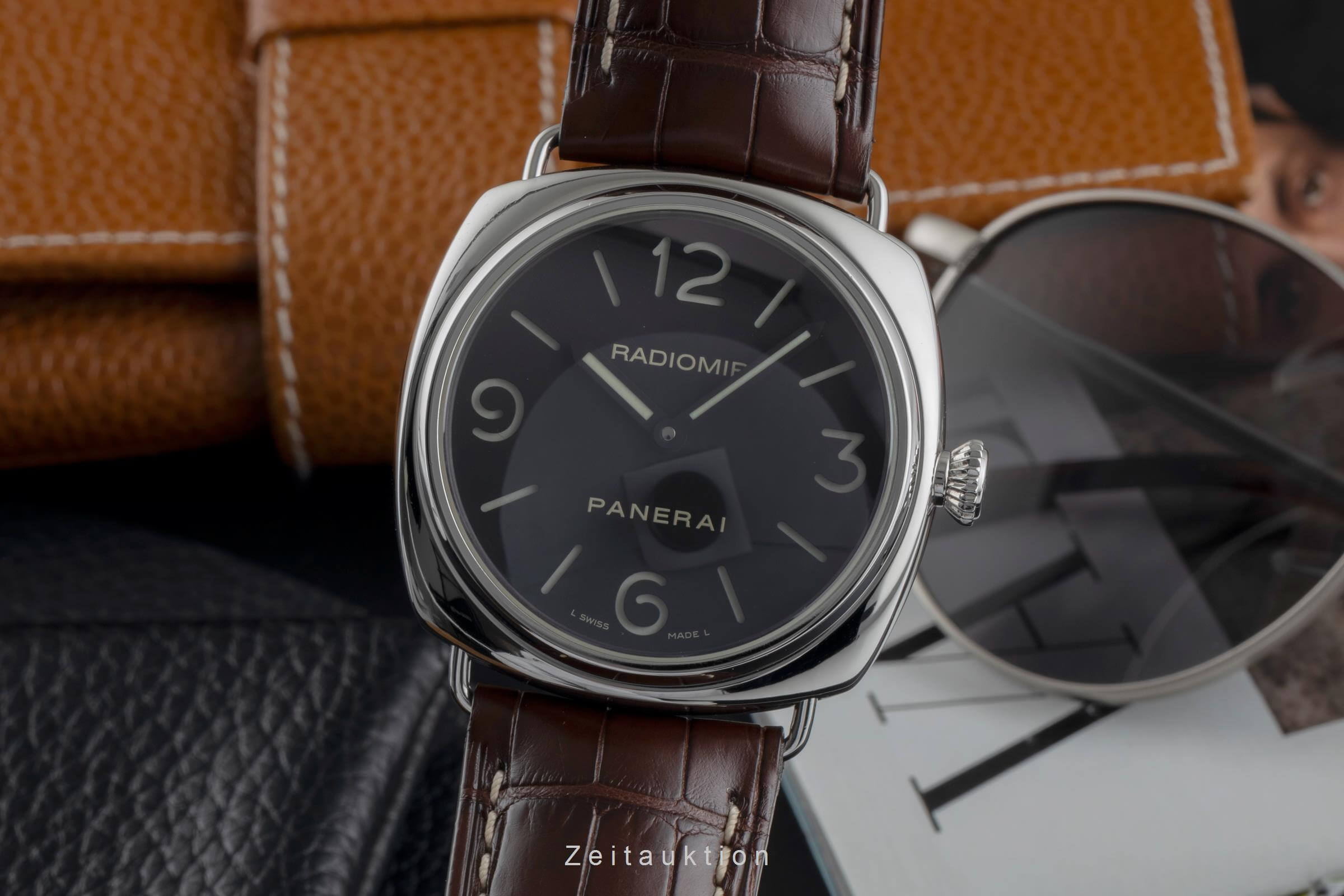 Panerai Radiomir acciaio carica manuale orologio da uomo PAM00210	  [2502407]