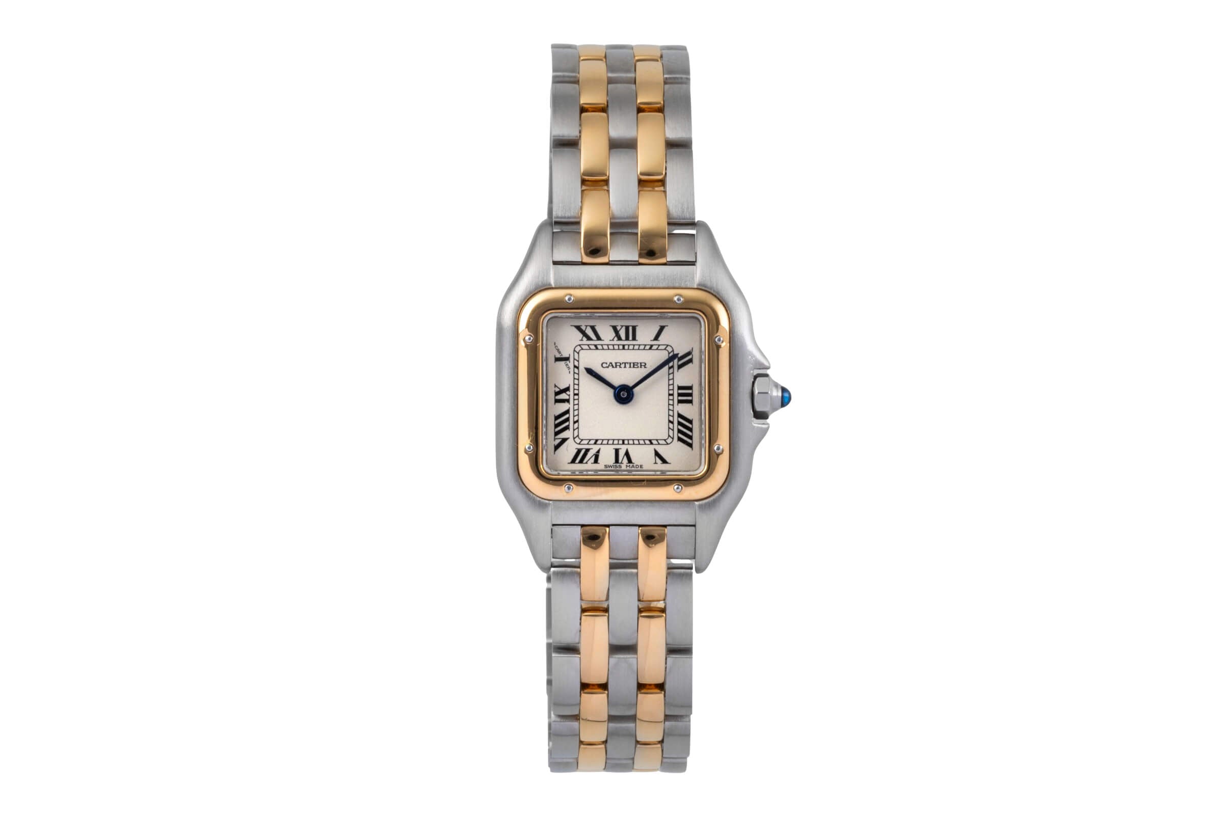 Cartier Panthere acciaio / oro quarzo orologio da donna 84083242  [2502409]