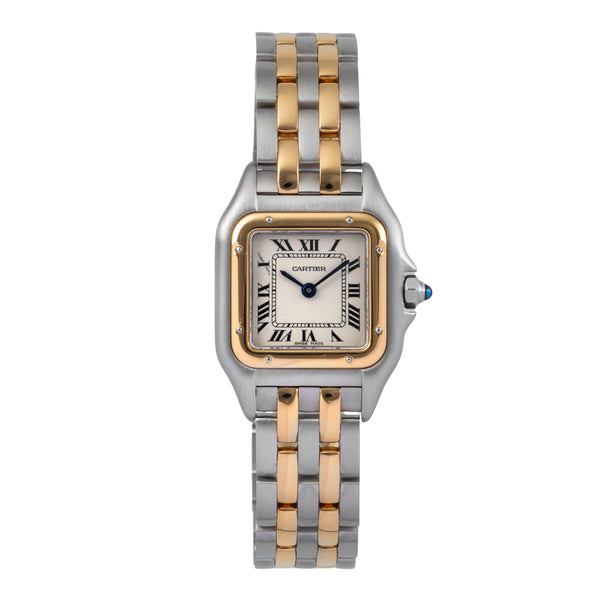 Cartier Panthere acciaio / oro quarzo orologio da donna 84083242  [2502409]