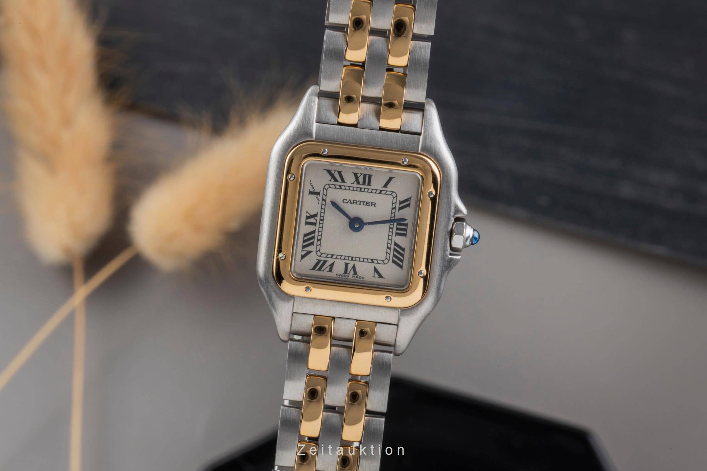 Cartier Panthere acciaio / oro quarzo orologio da donna 84083242  [2502409]