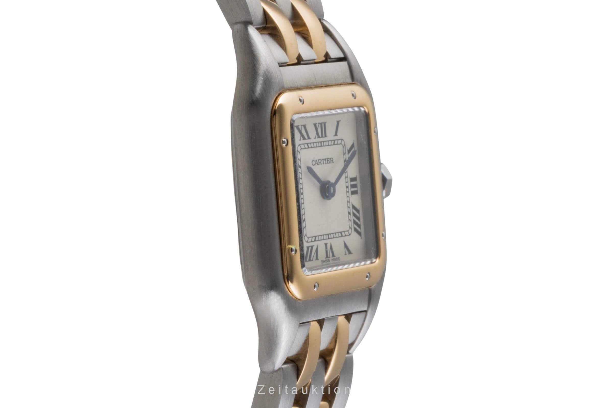 Cartier Panthere acciaio / oro quarzo orologio da donna 84083242  [2502409]