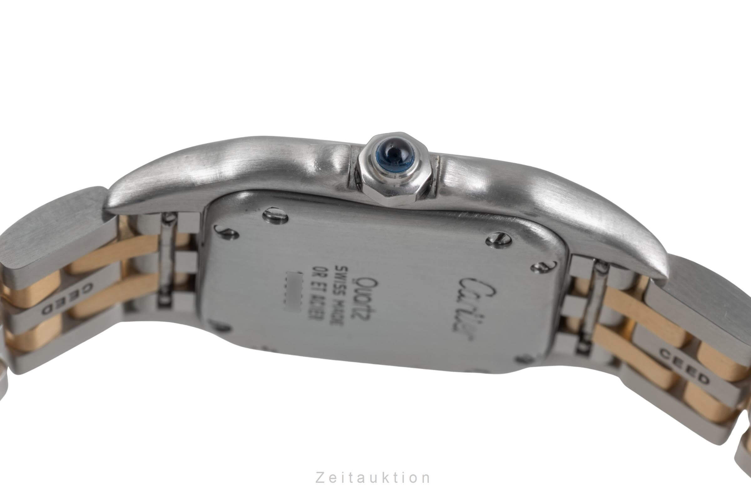 Cartier Panthere acciaio / oro quarzo orologio da donna 84083242  [2502409]