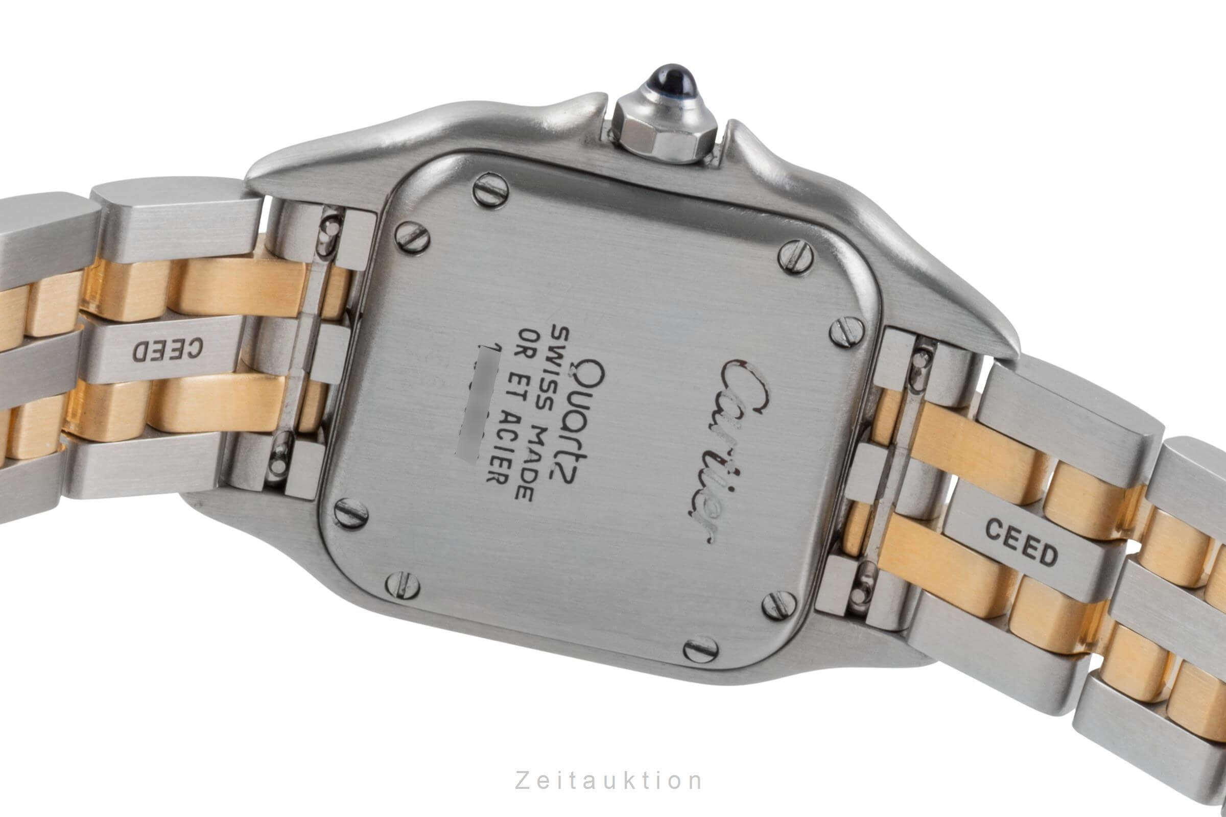 Cartier Panthere acciaio / oro quarzo orologio da donna 84083242  [2502409]