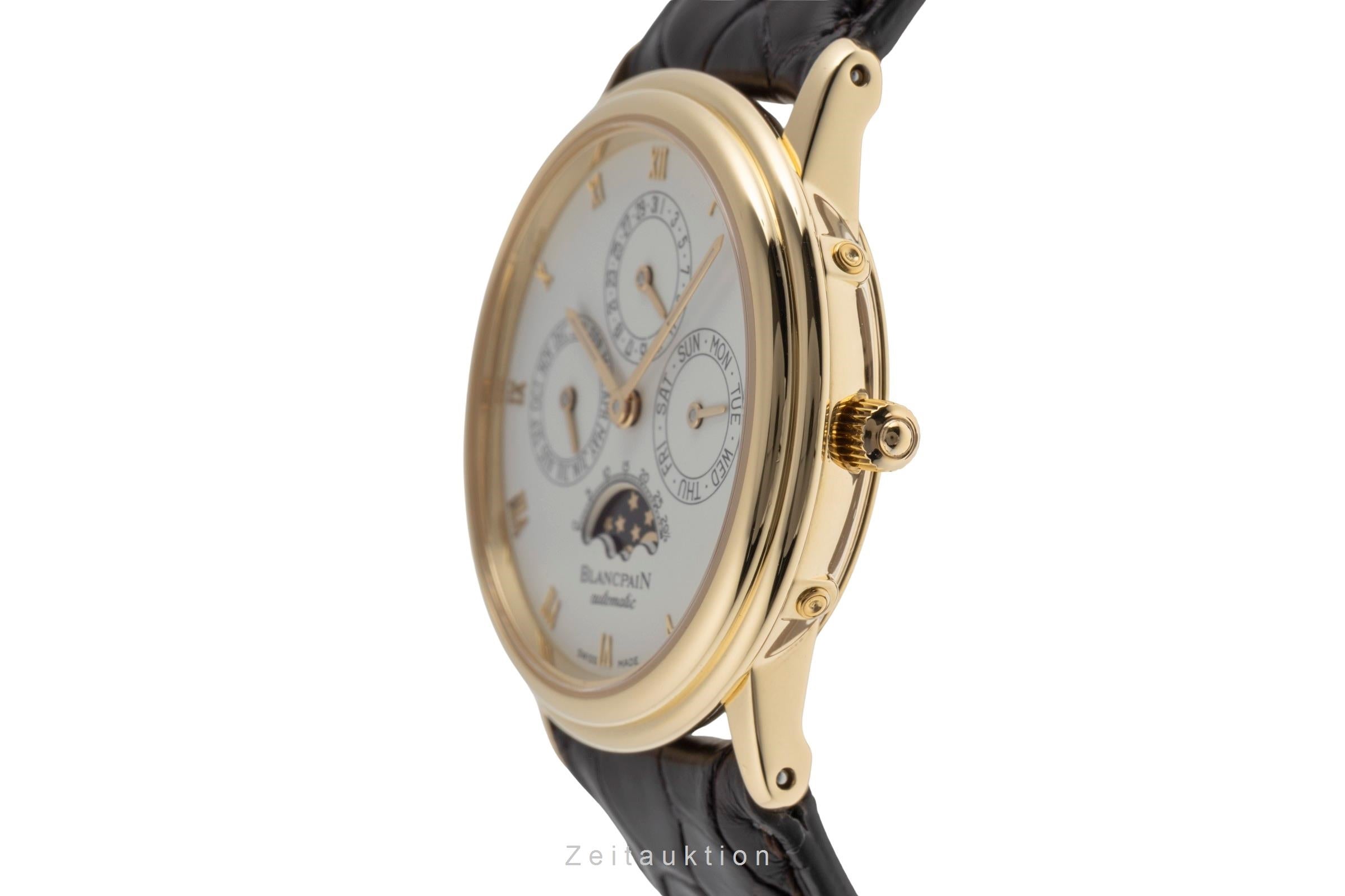 Blancpain Villeret 18k (0,750) Gold Automatik Herrenuhr Ref. 5395-1418  [2502415]