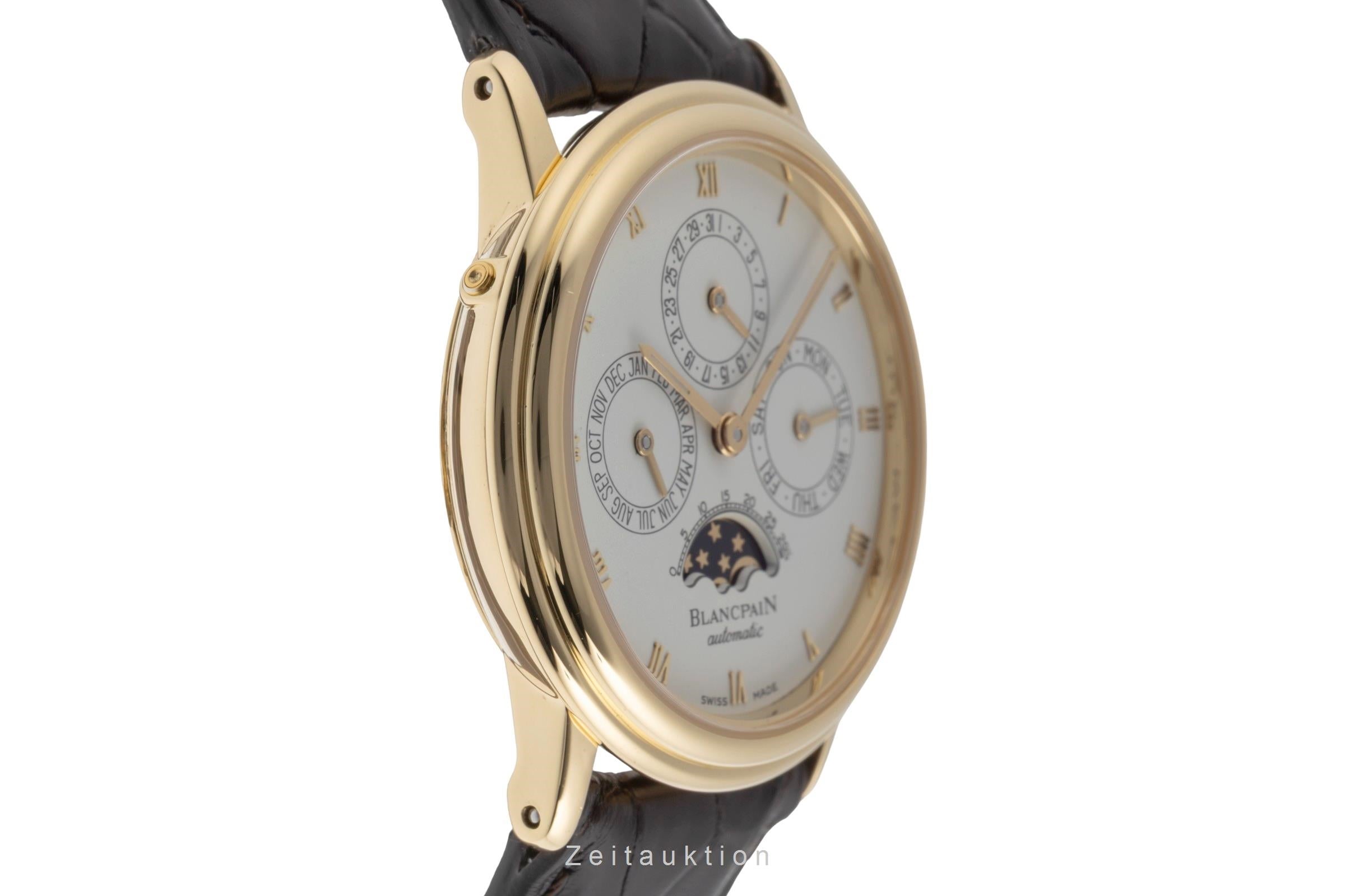 Blancpain Villeret 18k (0,750) Gold Automatik Herrenuhr Ref. 5395-1418  [2502415]