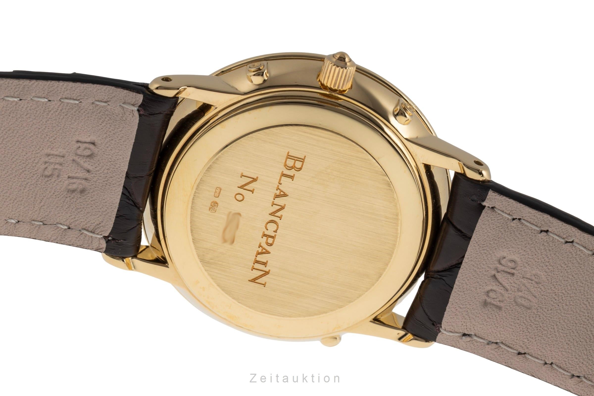 Blancpain Villeret 18k (0,750) Gold Automatik Herrenuhr Ref. 5395-1418  [2502415]