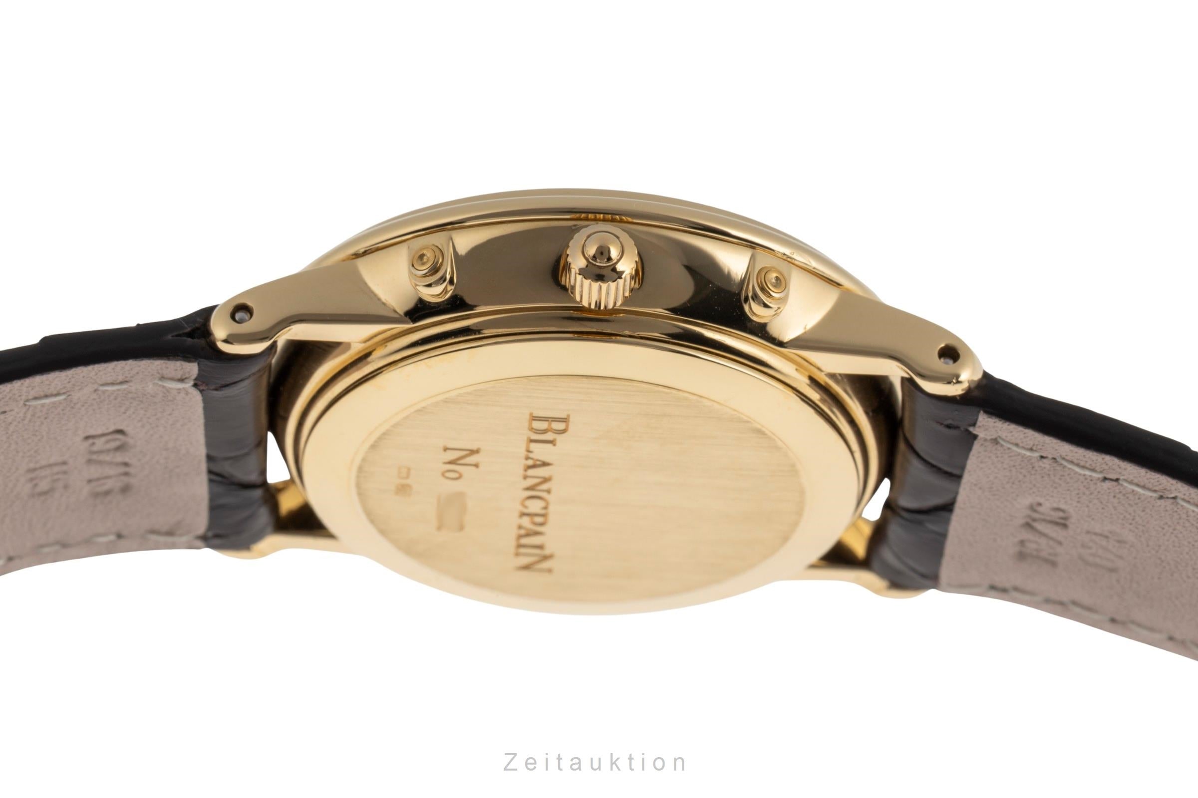 Blancpain Villeret 18k (0,750) Gold Automatik Herrenuhr Ref. 5395-1418  [2502415]