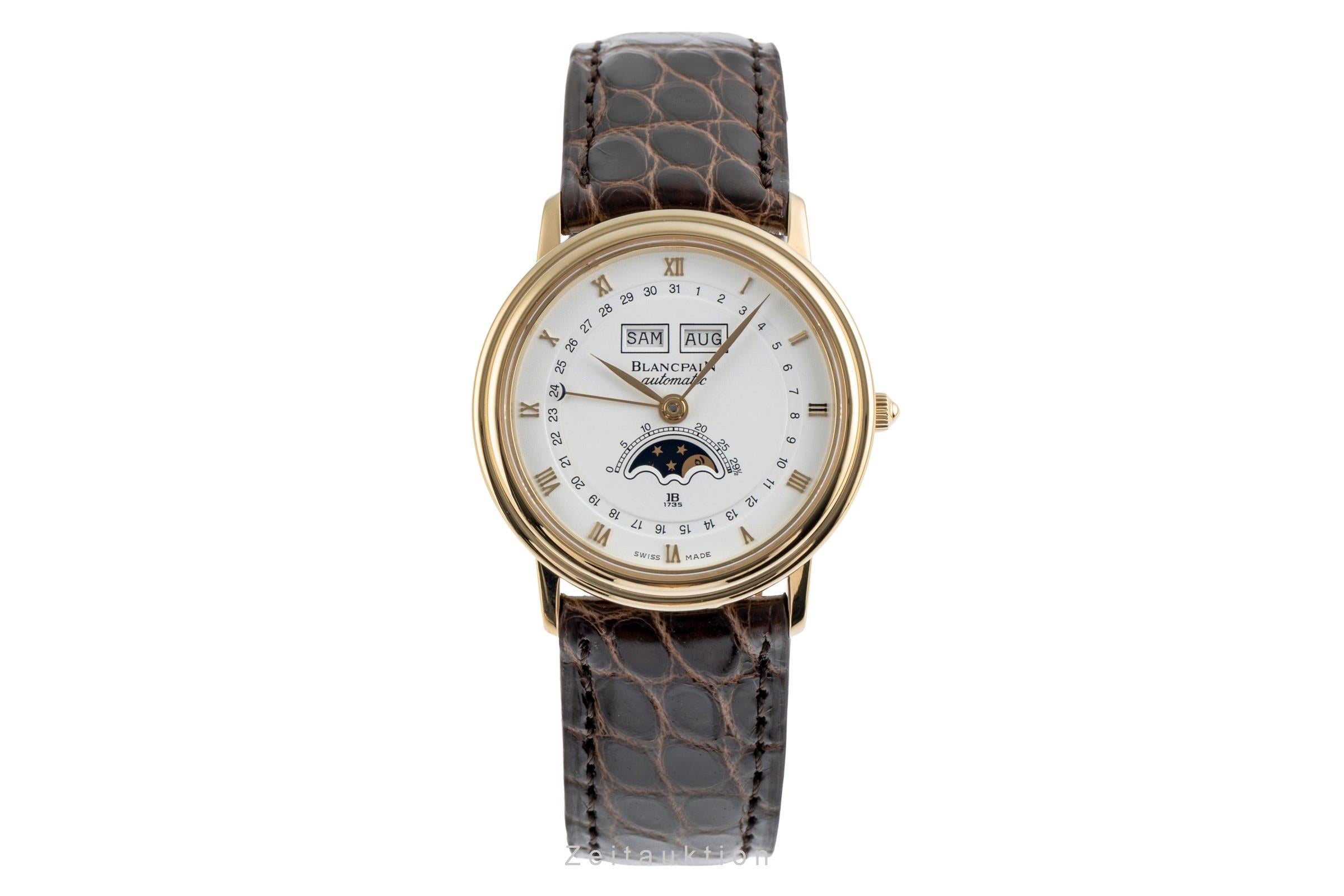 Blancpain Villeret Triple Kalender Mondphase Stahl / Gold Automatik Ref. 6595  [2502417]