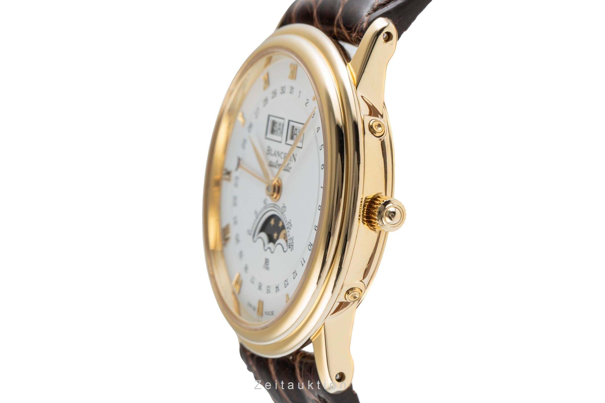 Blancpain Villeret Triple Kalender Mondphase Stahl / Gold Automatik Ref. 6595  [2502417]