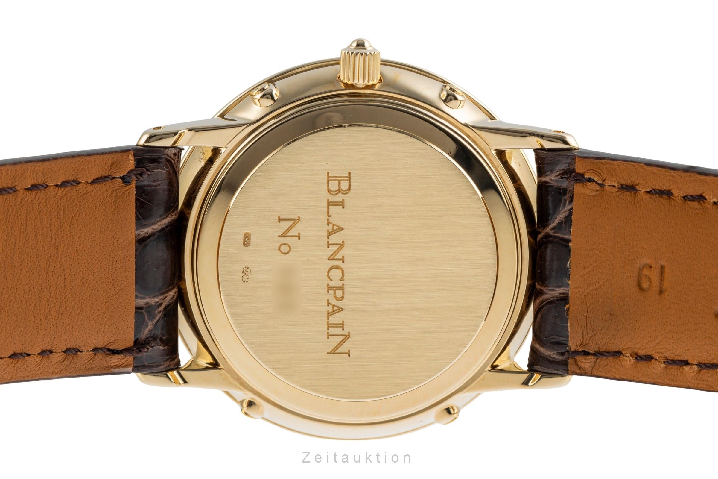 Blancpain Villeret Triple Kalender Mondphase Stahl / Gold Automatik Ref. 6595  [2502417]