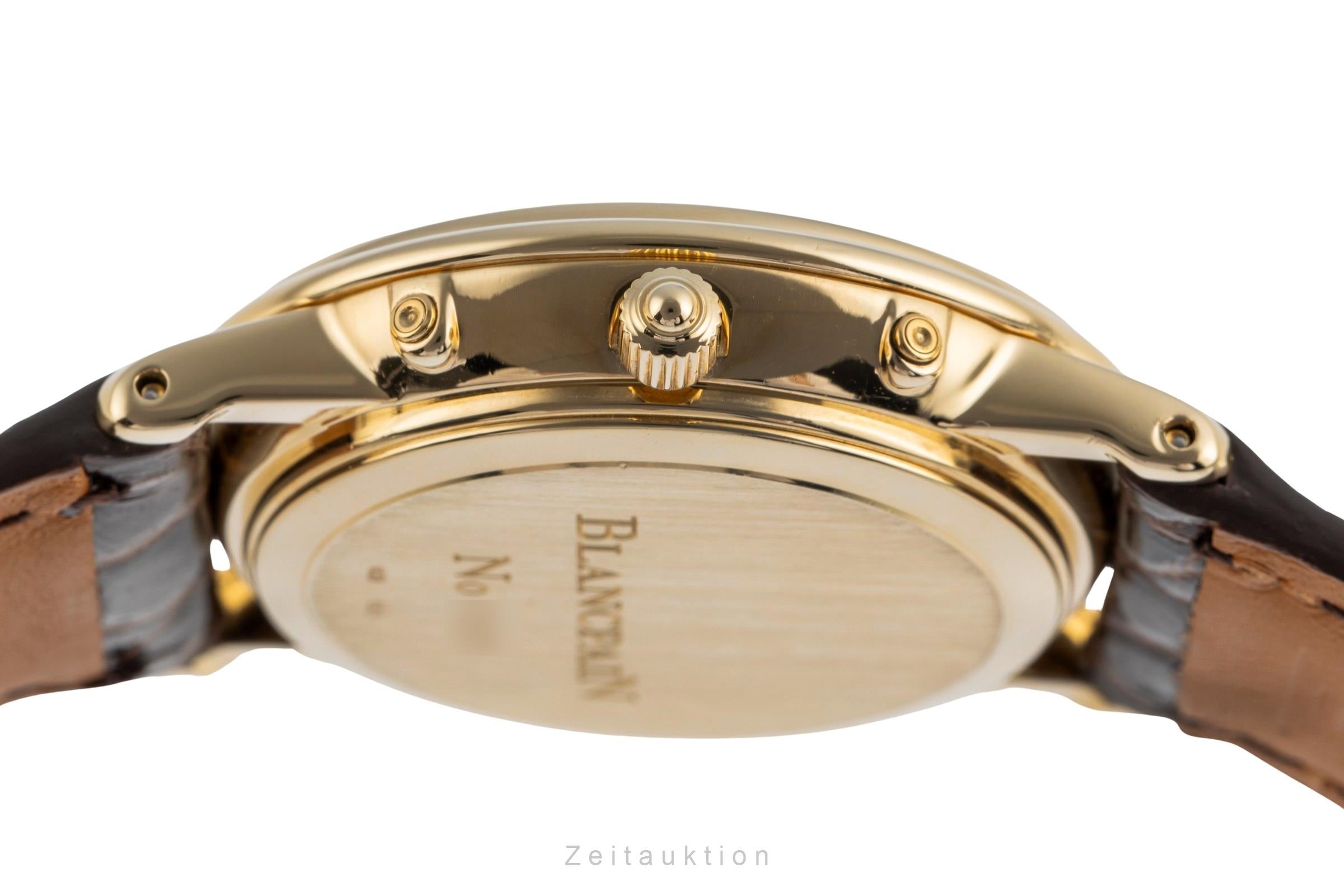 Blancpain Villeret Triple Kalender Mondphase Stahl / Gold Automatik Ref. 6595  [2502417]