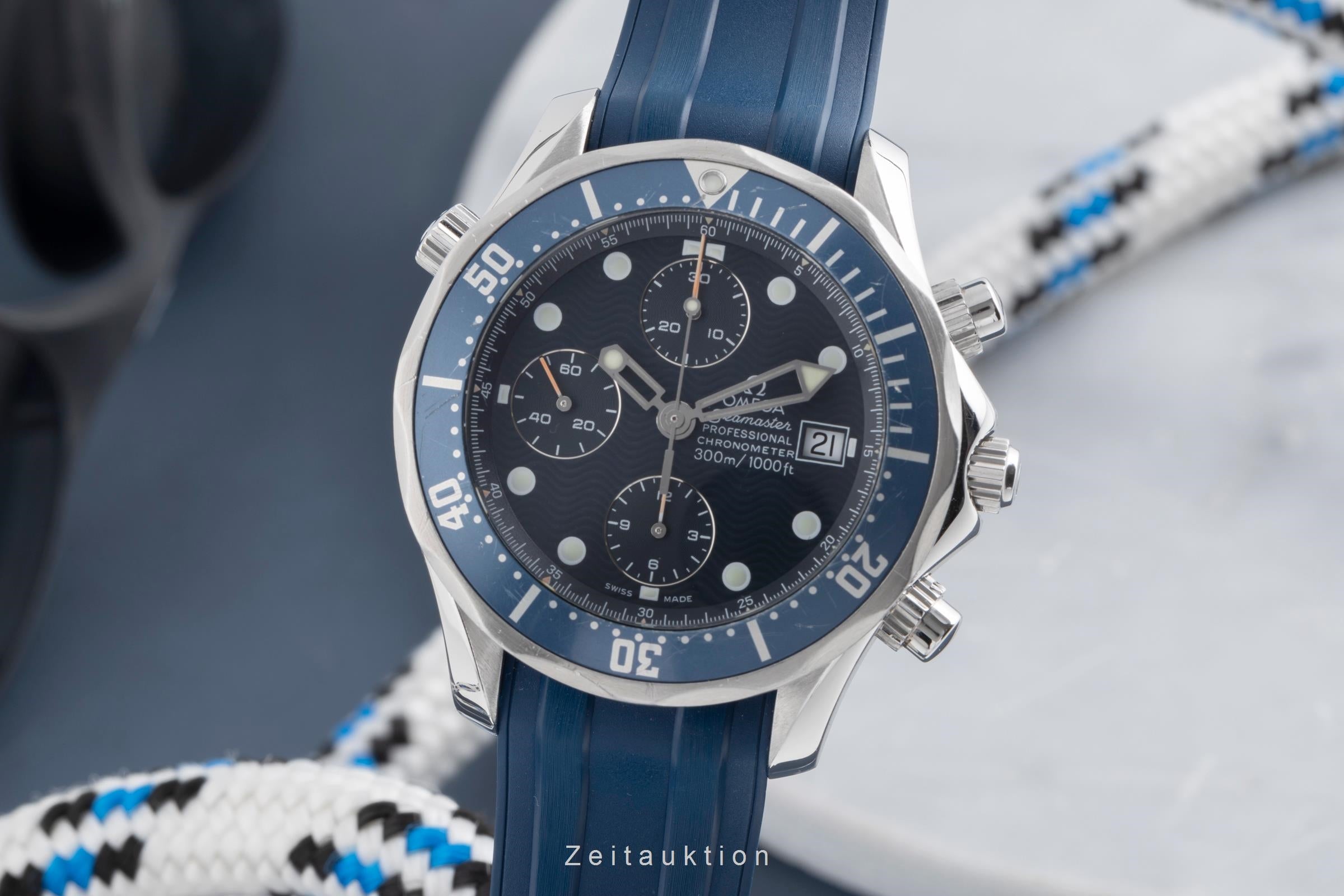 Omega Seamaster cronografo acciaio automatismo orologio da uomo 2599.80.00 LP: 9000EUR  [2502418]