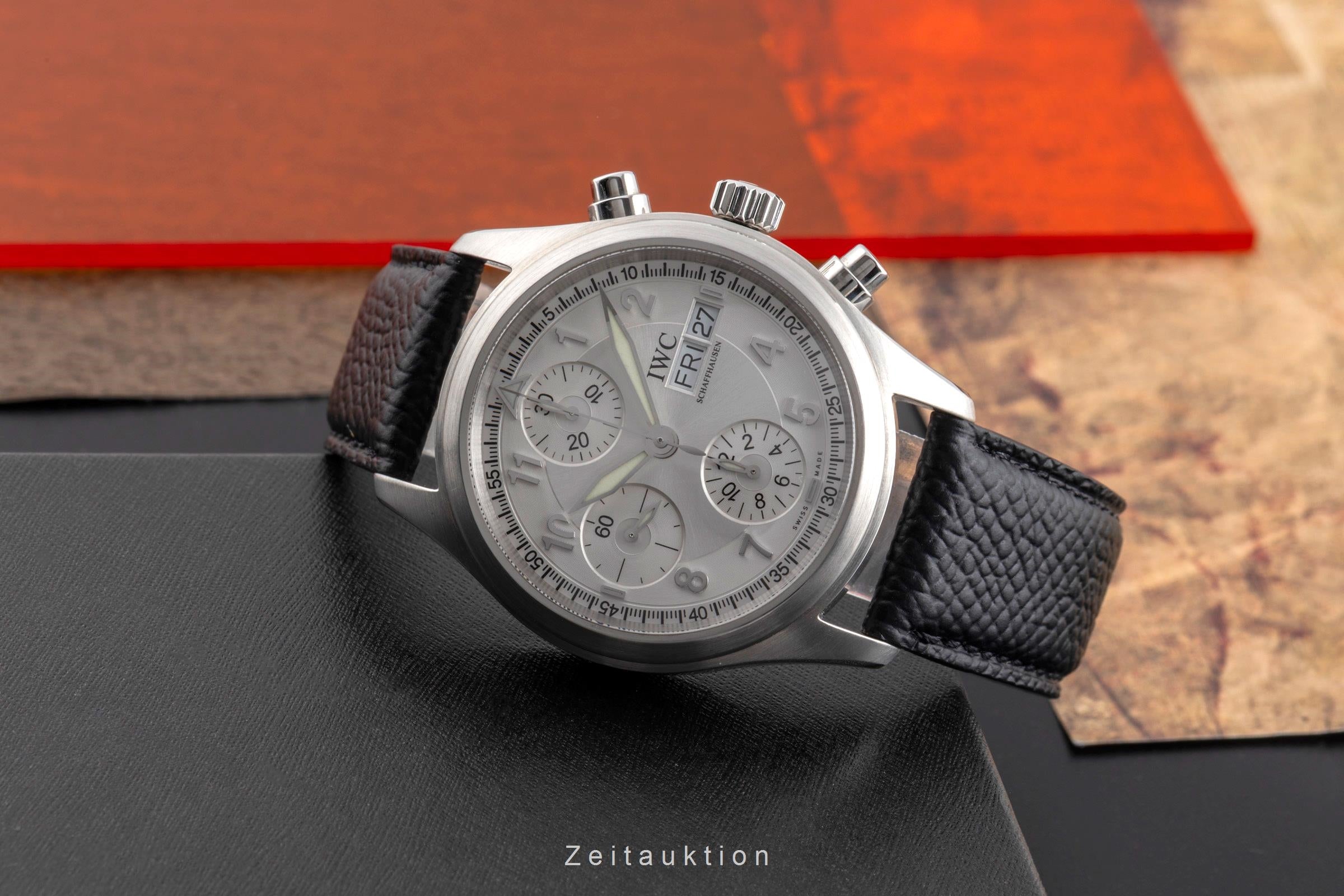 IWC Fliegerchronograph cronografo acciaio automatismo orologio da uomo IW370628  [2502421]