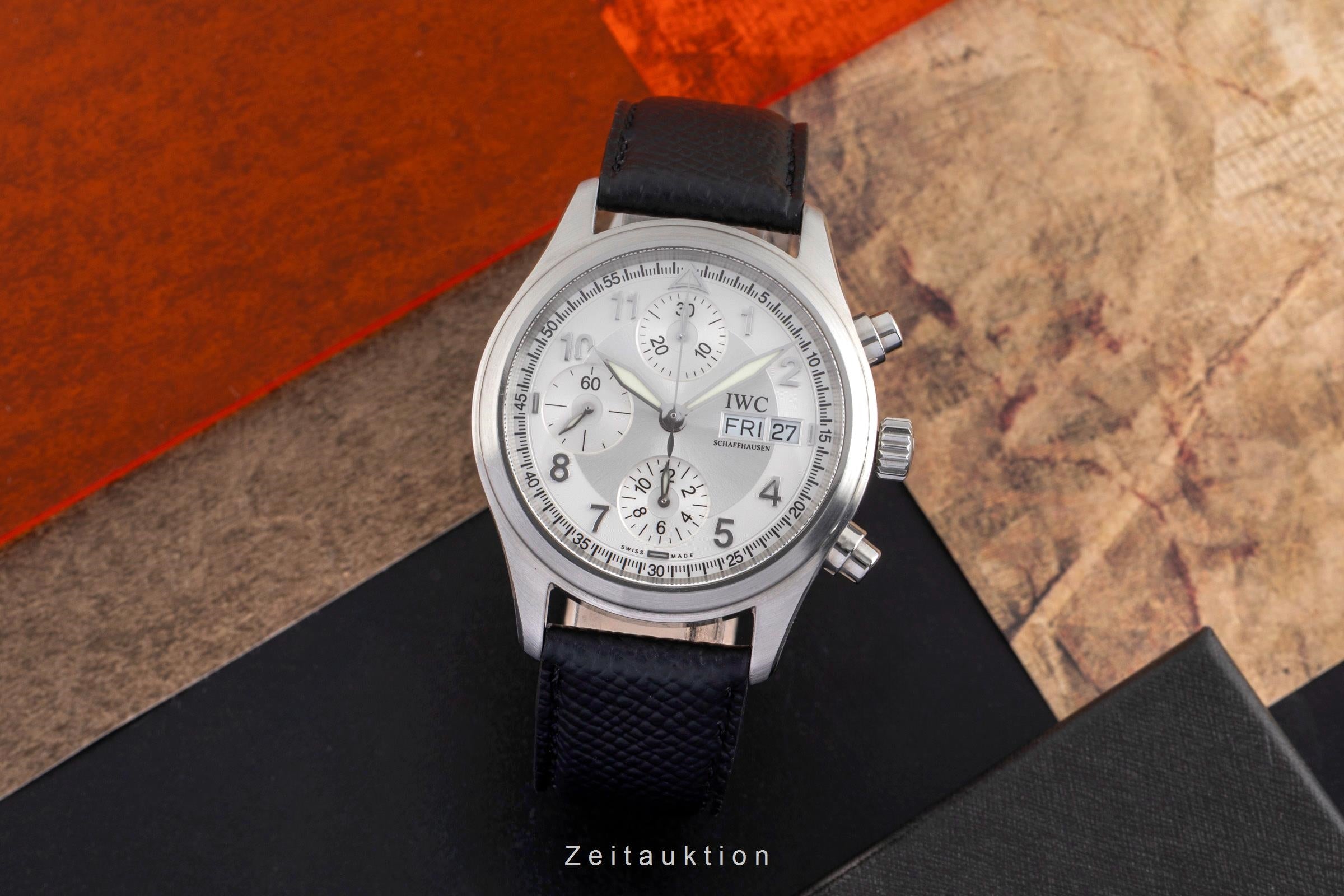 IWC Fliegerchronograph cronografo acciaio automatismo orologio da uomo IW370628  [2502421]