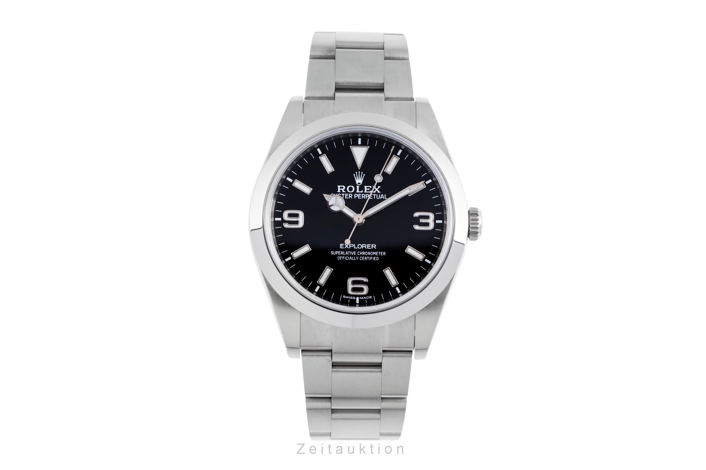 Rolex Explorer steel automatic men's watch 214270  [2502431]