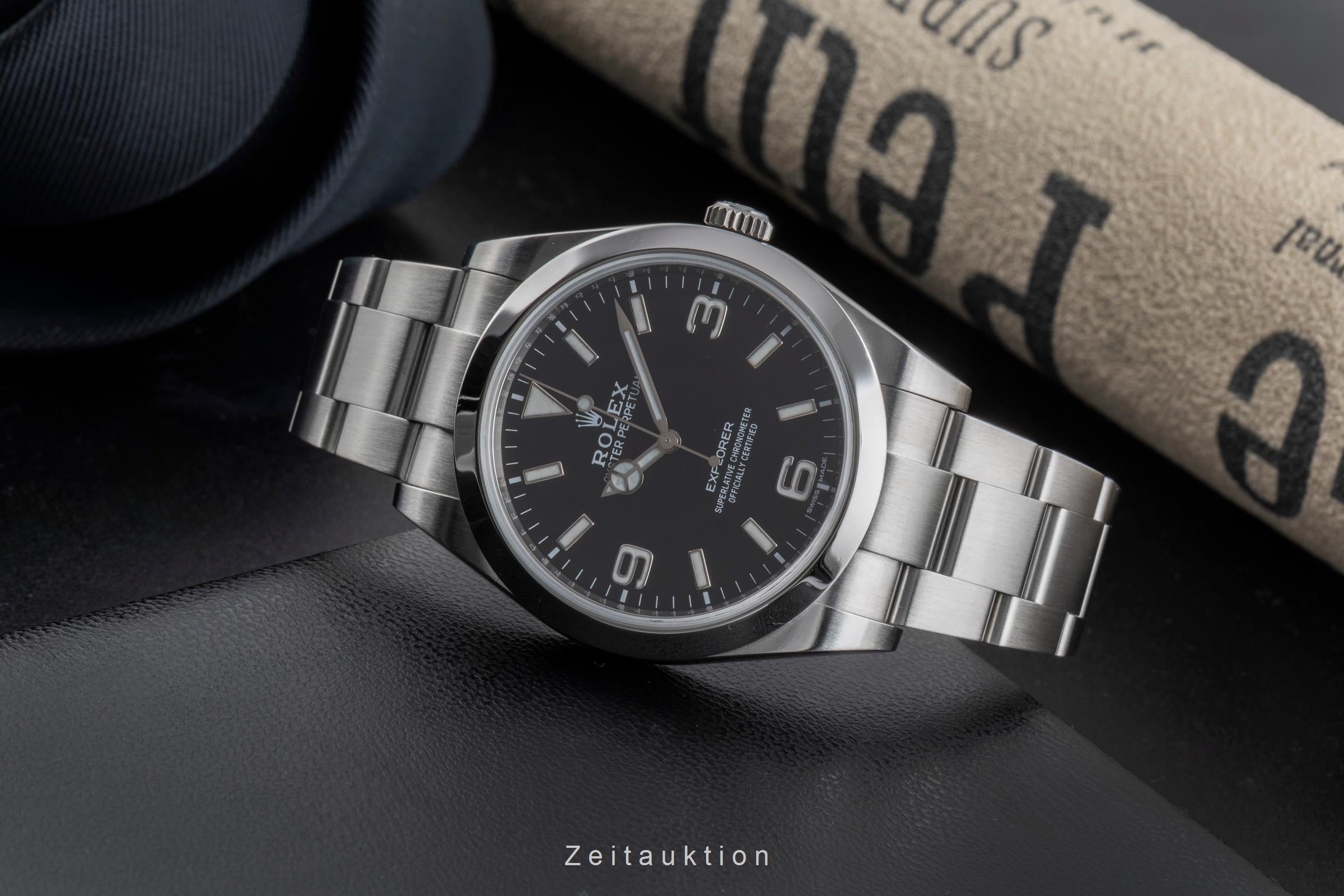 Rolex Explorer steel automatic men's watch 214270  [2502431]