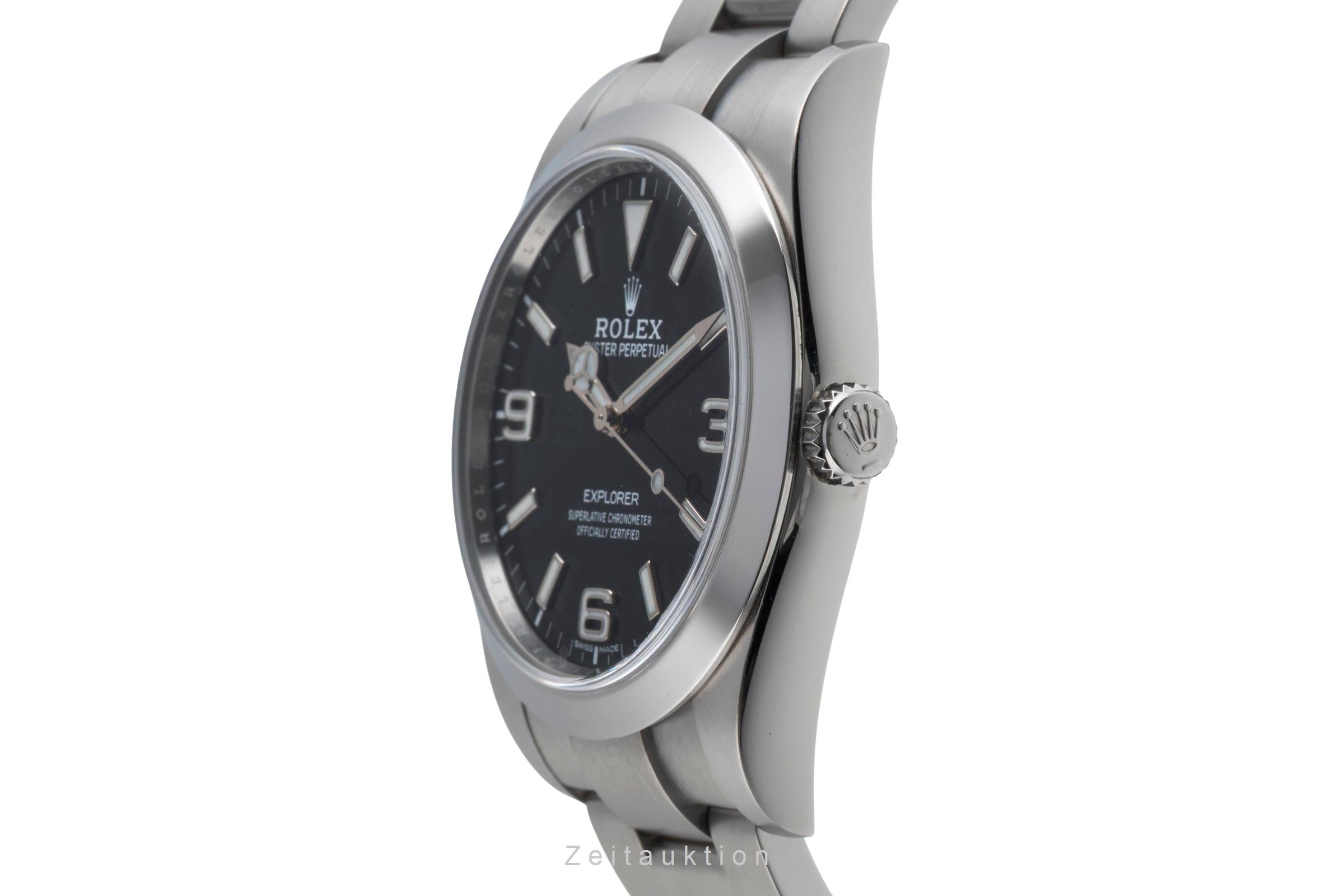 Rolex Explorer steel automatic men's watch 214270  [2502431]