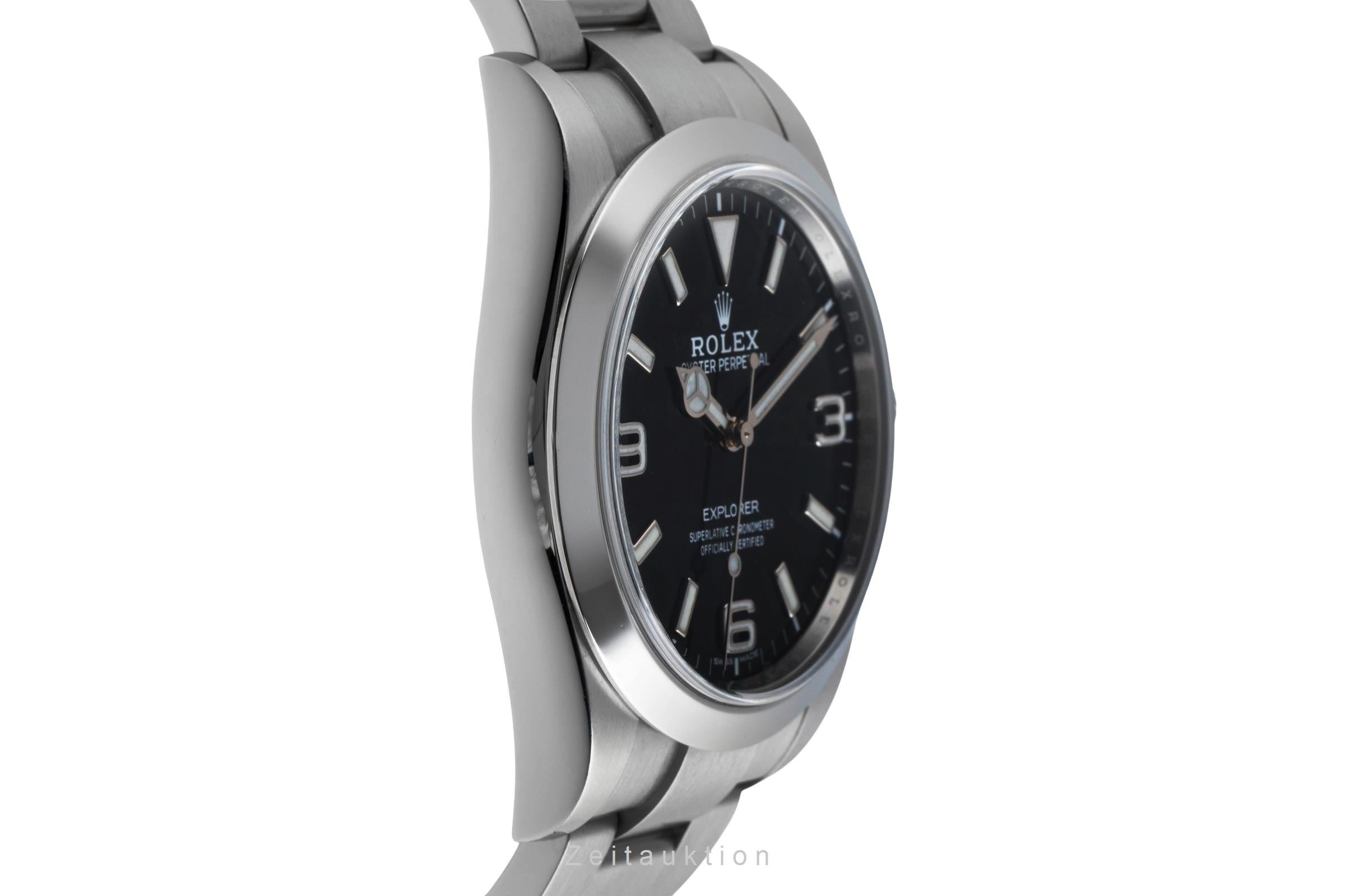 Rolex Explorer steel automatic men's watch 214270  [2502431]