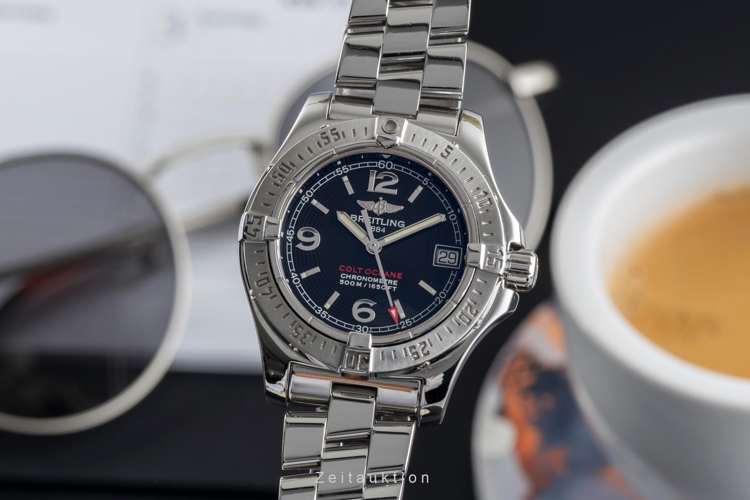 Breitling Colt Oceane steel quartz women's watch A77380-308  [2502432]