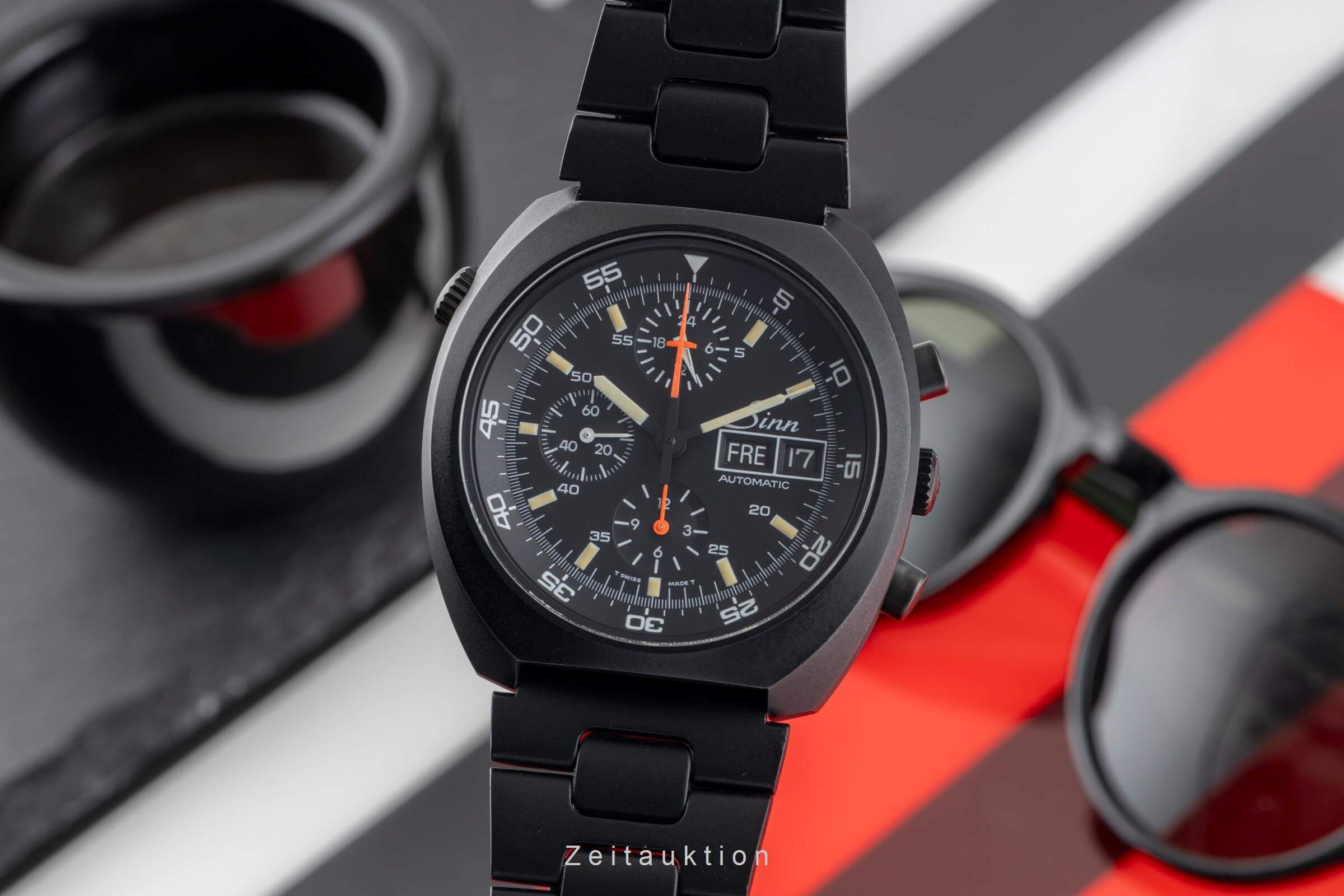 Sinn D1 Mission chronographe acier automatique montre pour hommes 140/42  [2502434]