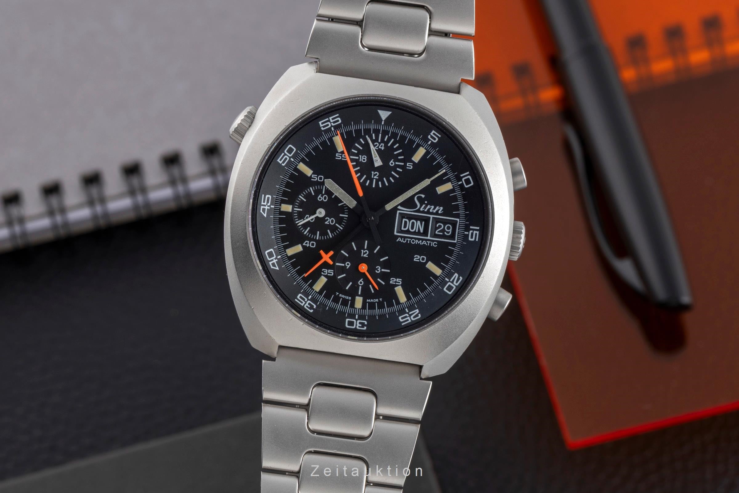 Sinn D1 Mission chronographe acier automatique montre pour hommes 140/42  [2502435]