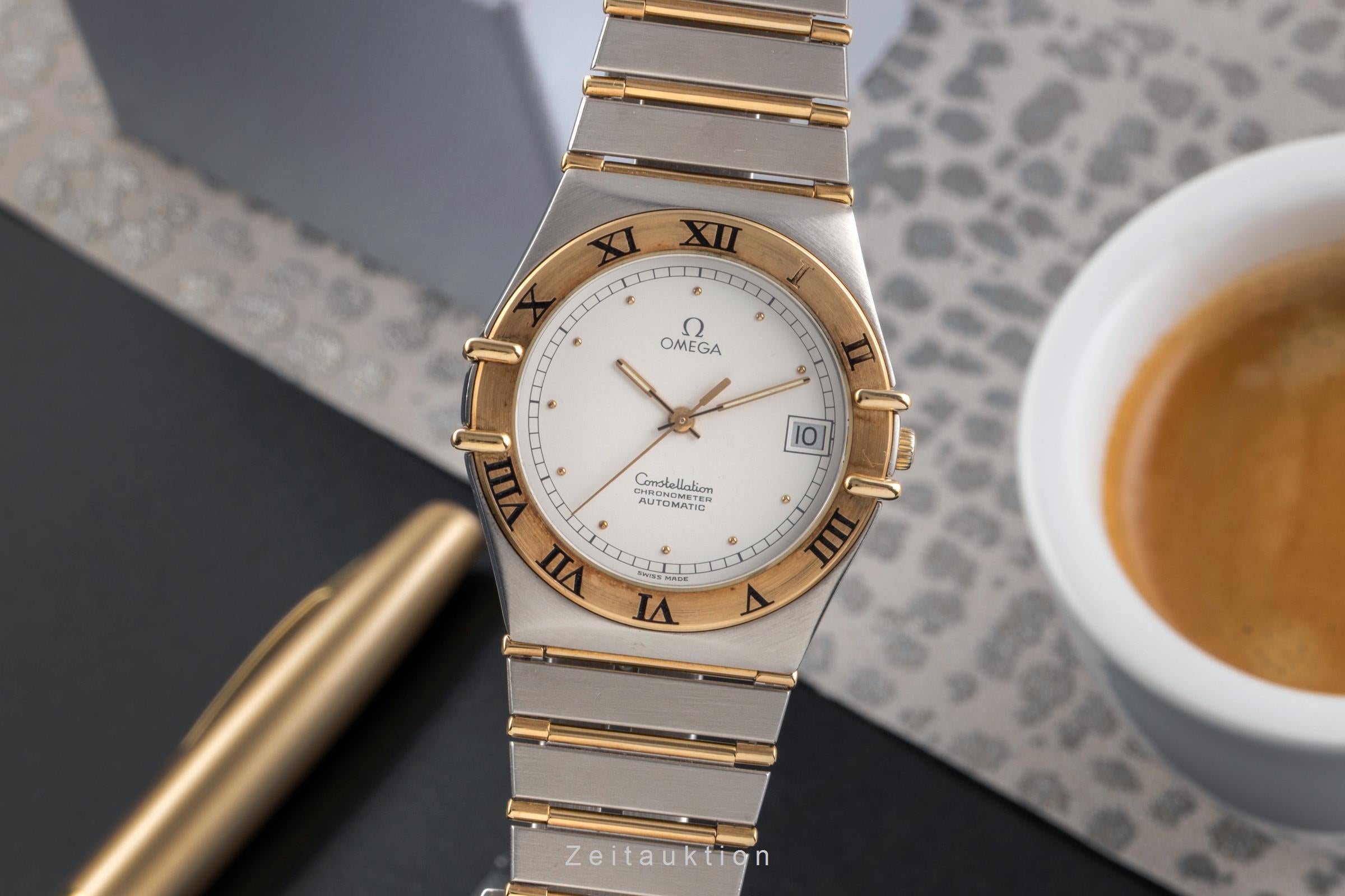 Omega Constellation Stahl / Gold Automatik Herrenuhr Ref. 368.1075 Klassiker [2502436]