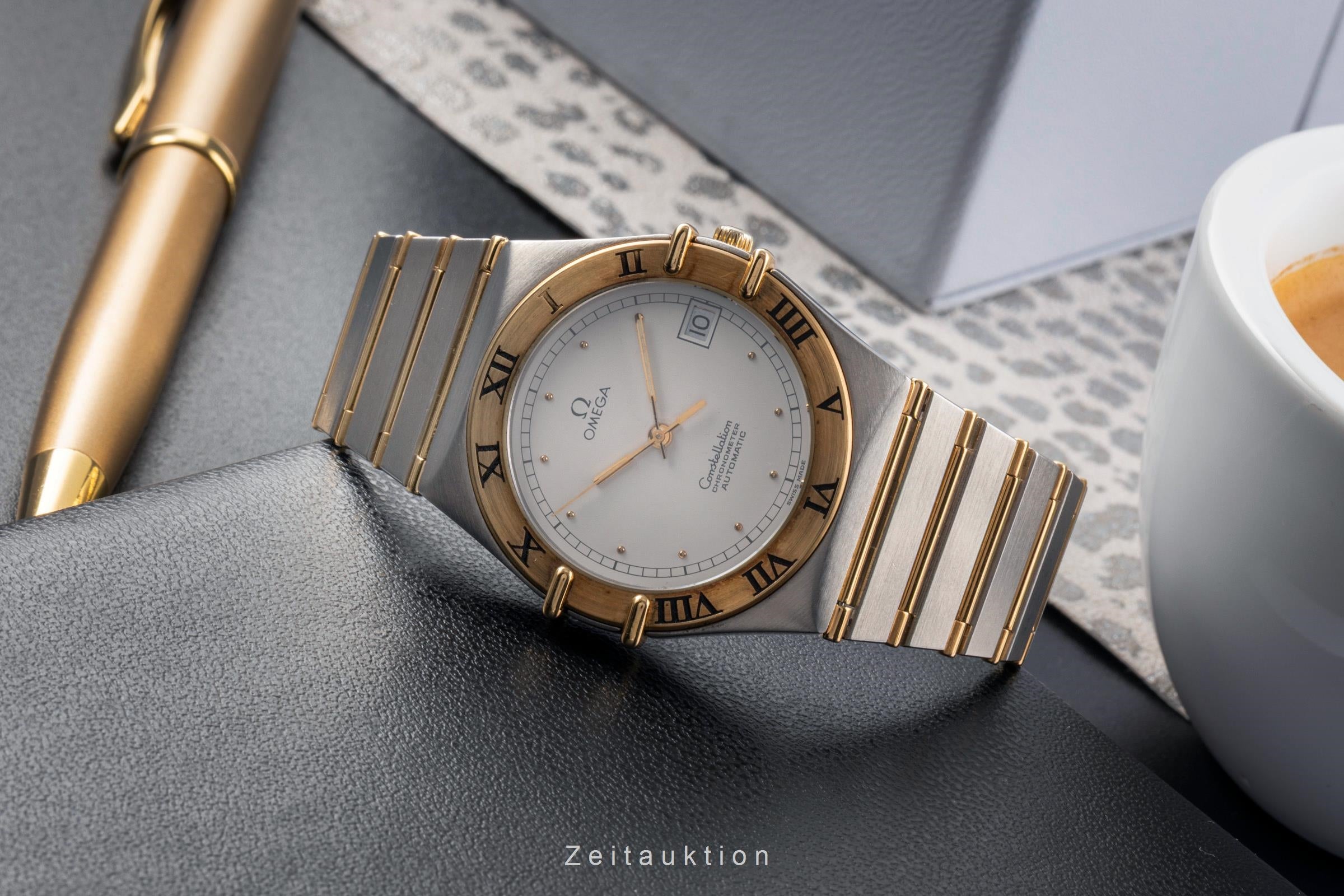 Omega Constellation Stahl / Gold Automatik Herrenuhr Ref. 368.1075 Klassiker [2502436]