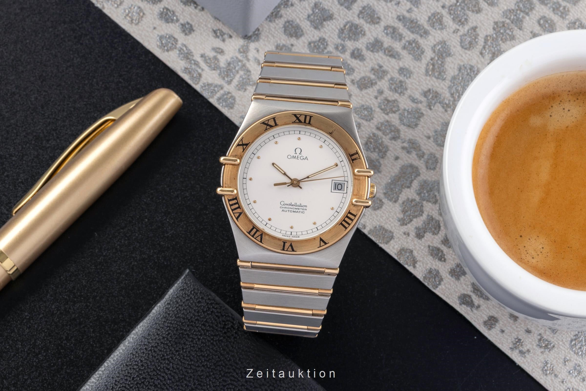 Omega Constellation Stahl / Gold Automatik Herrenuhr Ref. 368.1075 Klassiker [2502436]