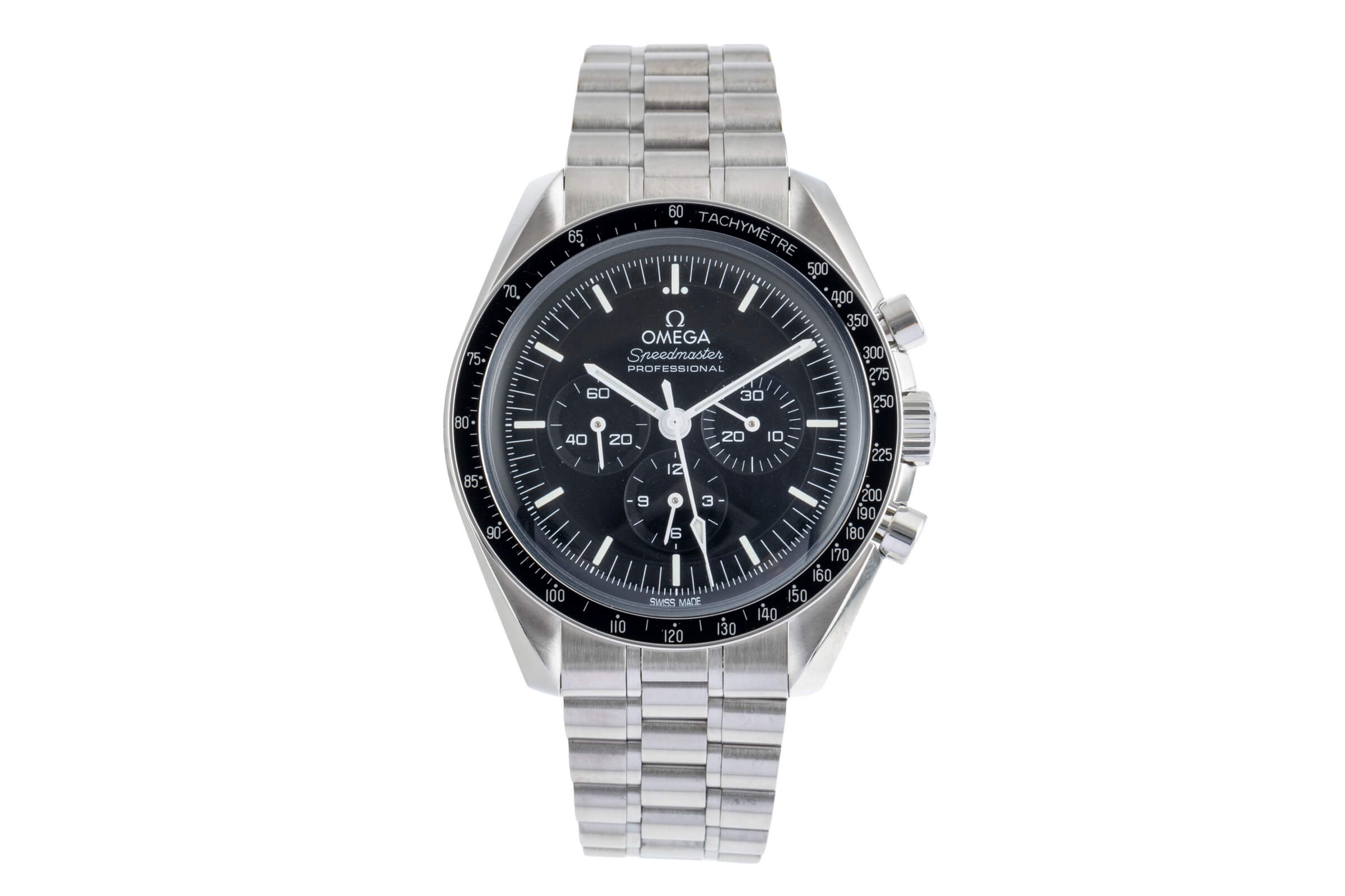 Omega Speedmaster Moonwatch cronografo acciaio carica manuale orologio da uomo 310.30.42.50.01.001 LP: 7600EUR  [2502437]