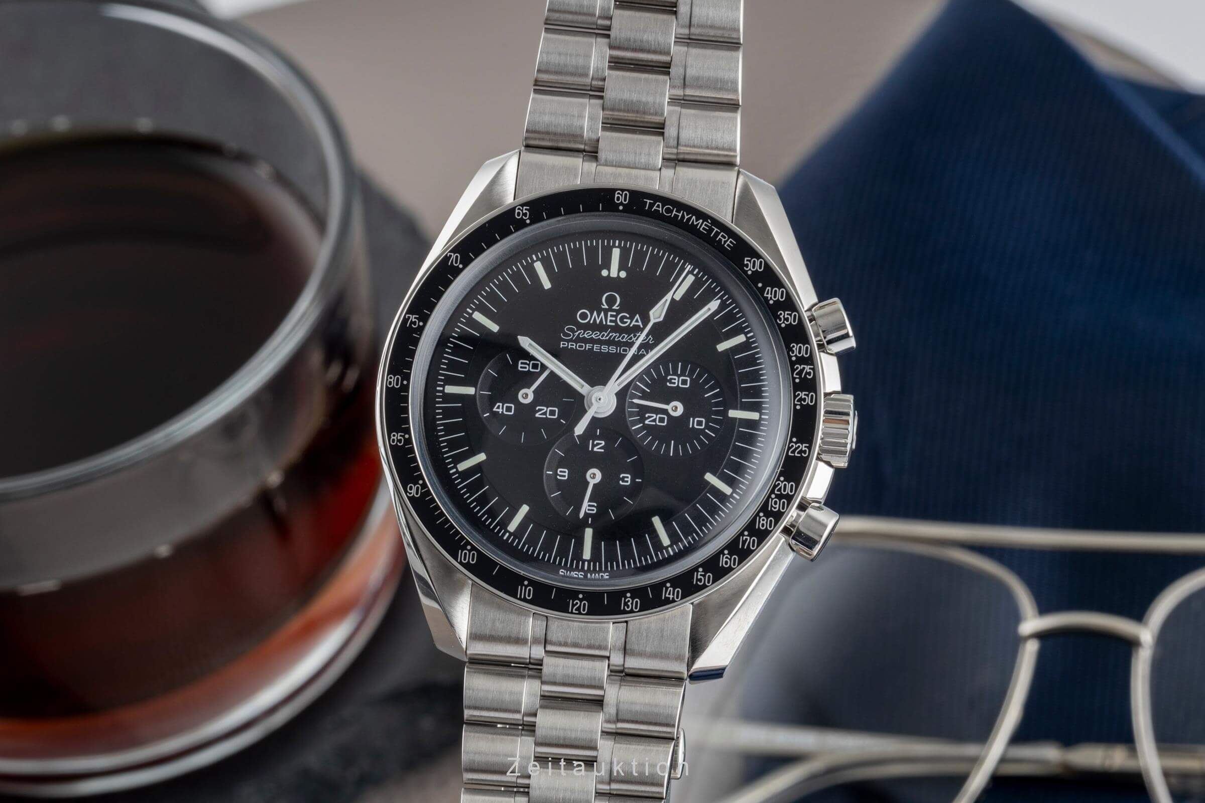Omega Speedmaster Moonwatch cronografo acciaio carica manuale orologio da uomo 310.30.42.50.01.001 LP: 7600EUR  [2502437]