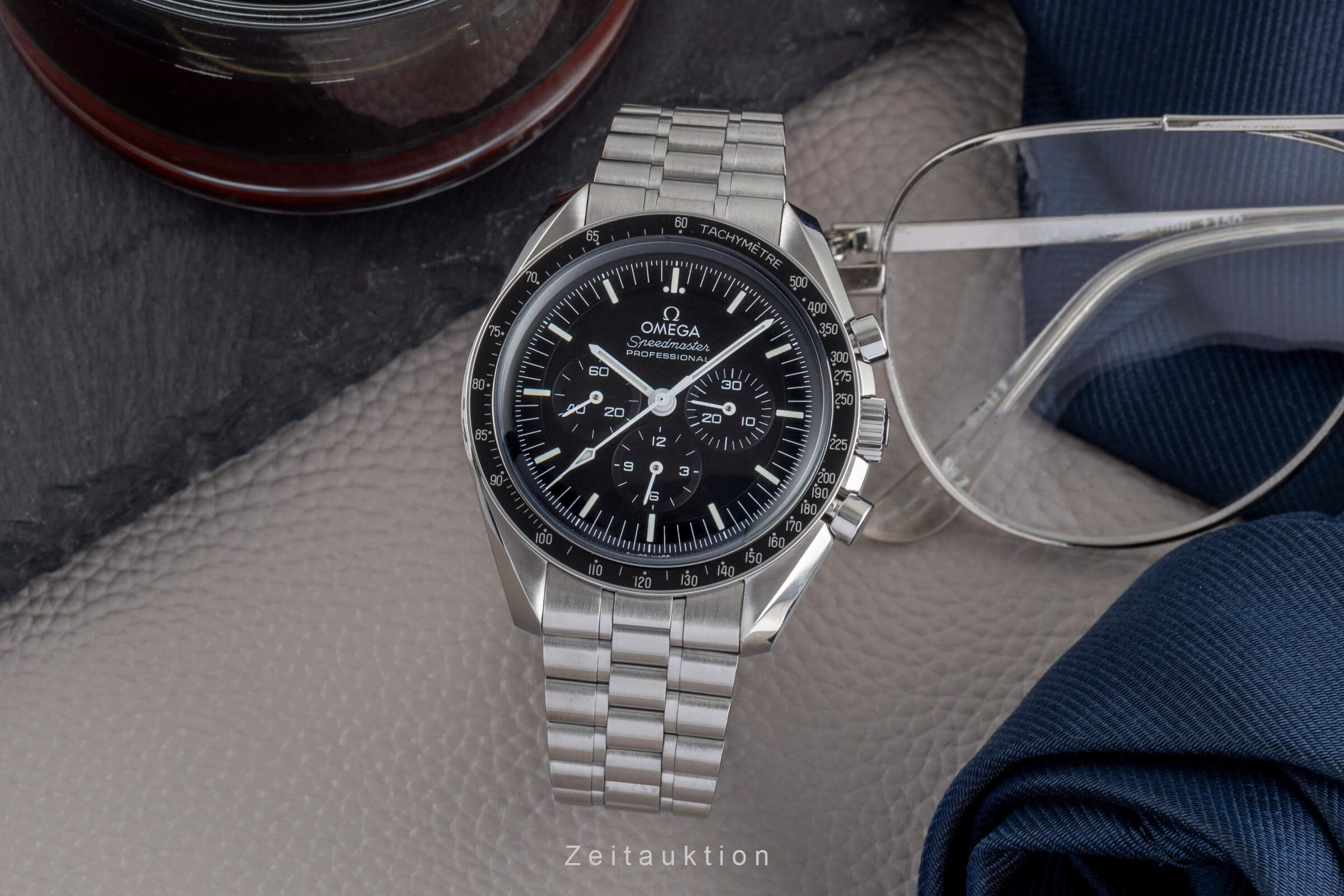 Omega Speedmaster Moonwatch cronografo acciaio carica manuale orologio da uomo 310.30.42.50.01.001 LP: 7600EUR  [2502437]