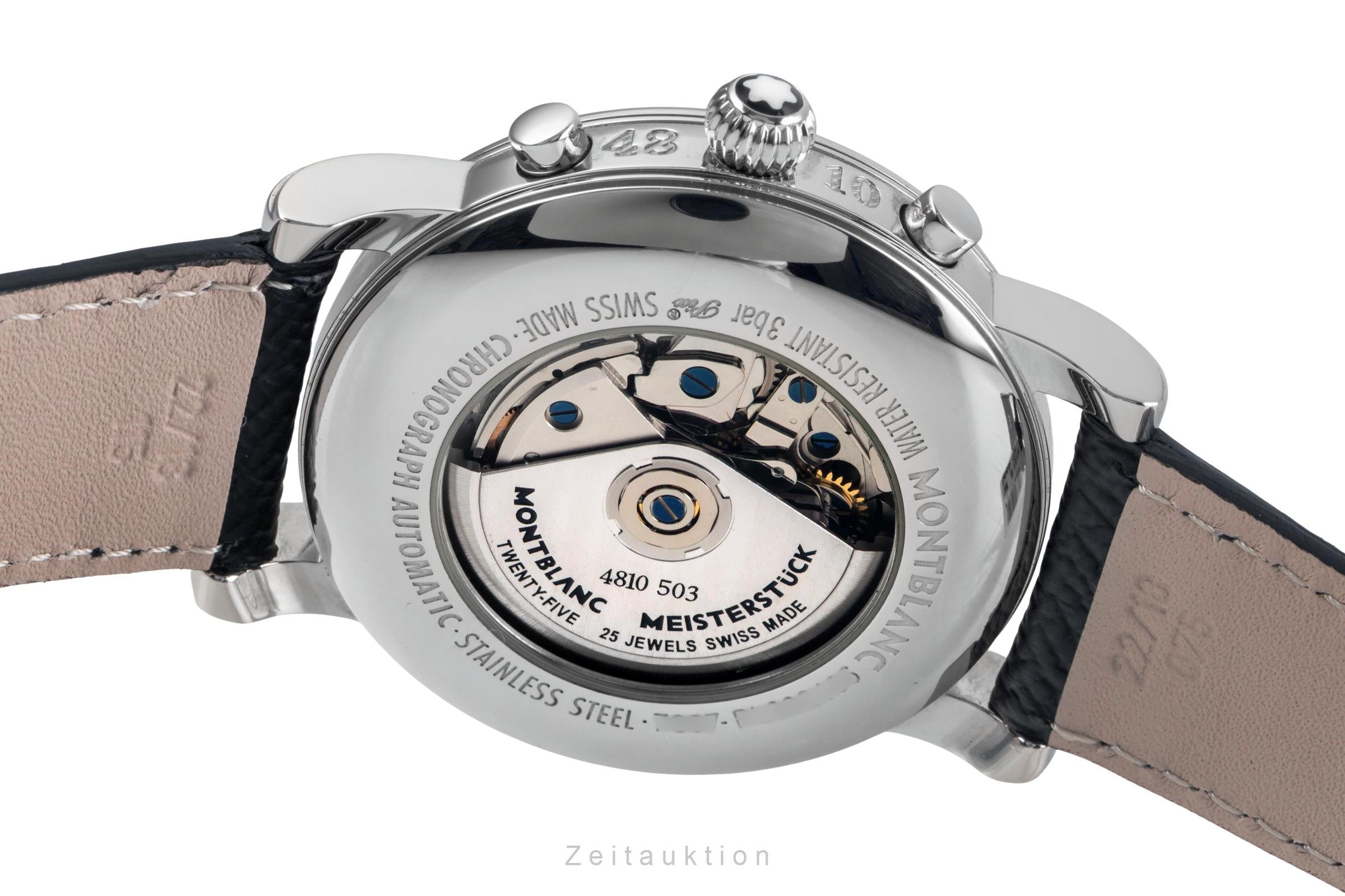 Montblanc Meisterstück cronógrafo acero automático reloj para caballeros 7067  [2502443]