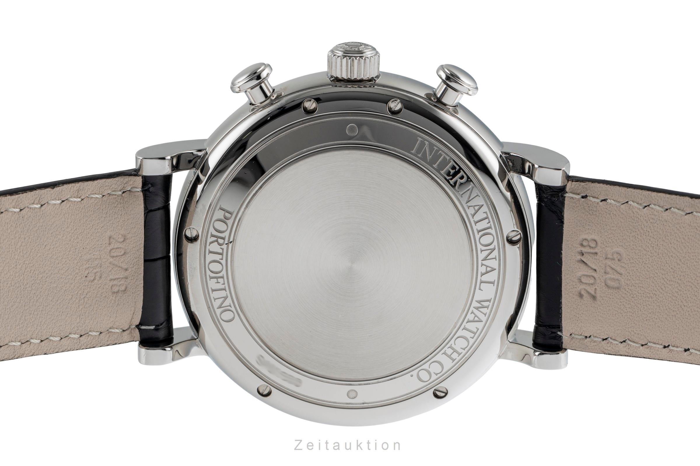 IWC Portofino Chronograph Stahl Automatik Herrenuhr Ref. IW391010 Papiere 2016 [2502444]