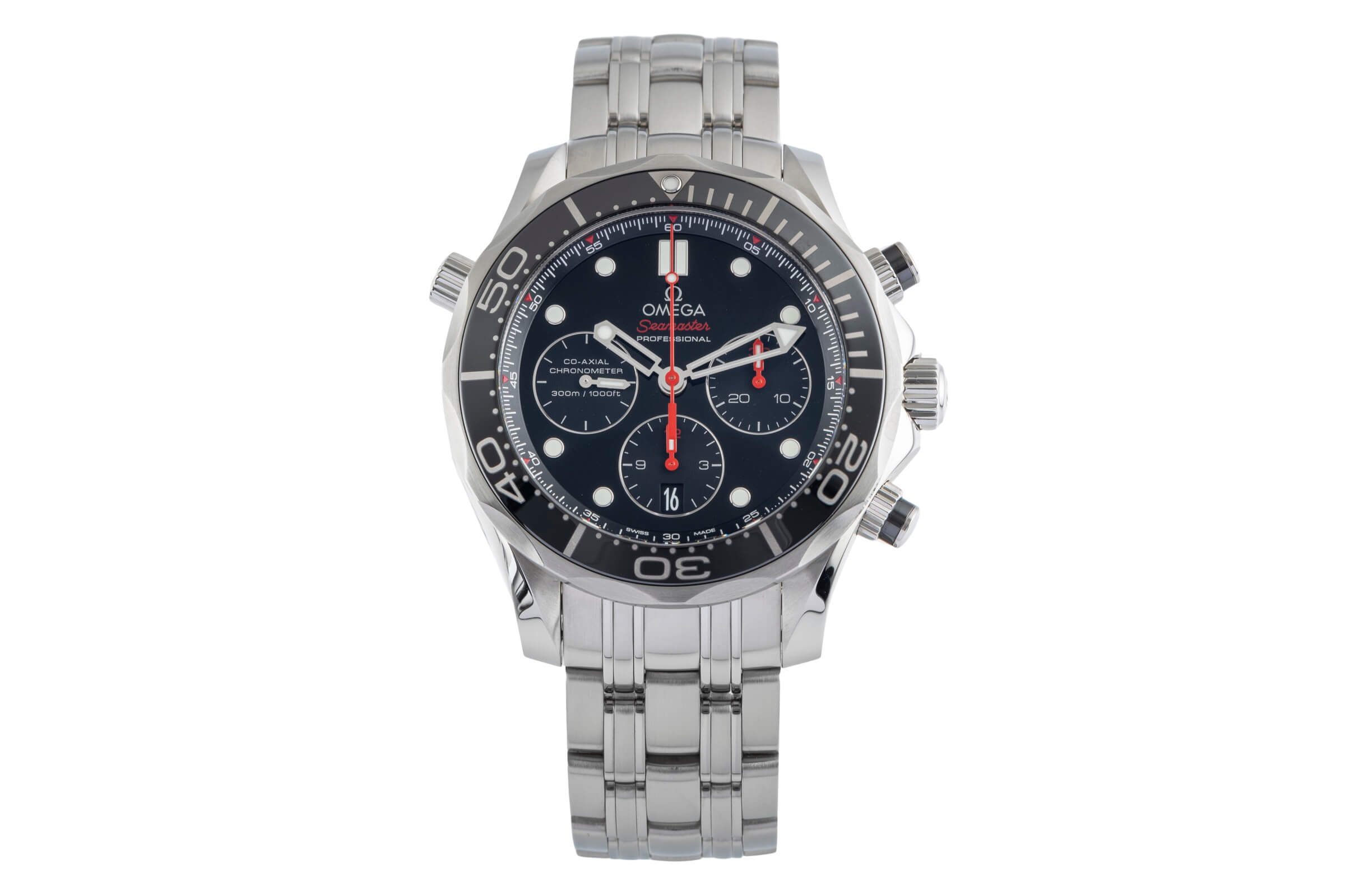 Omega Seamaster chronographe acier automatique montre pour hommes 212.30.44.50.01.001  [2502446]