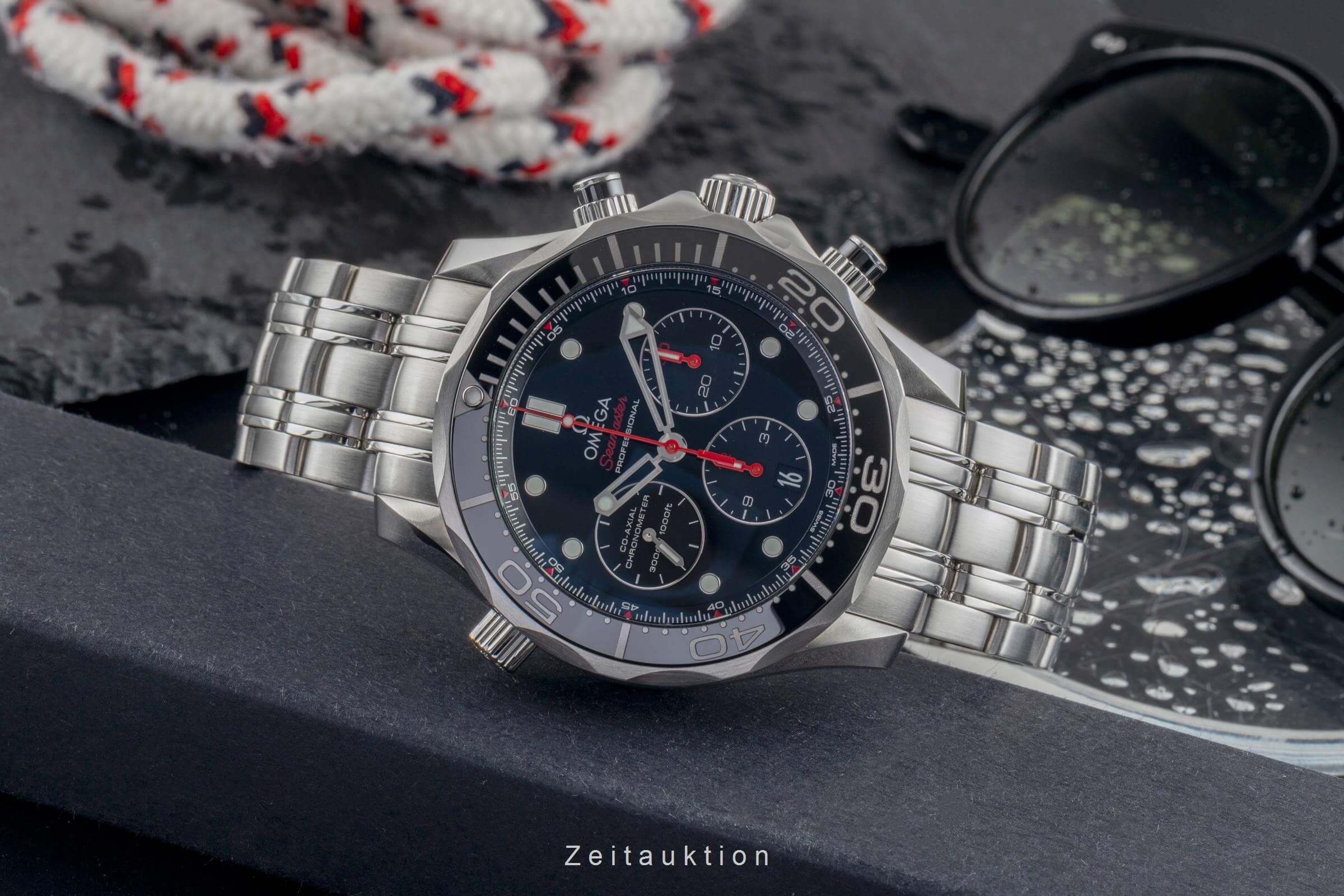 Omega Seamaster chronographe acier automatique montre pour hommes 212.30.44.50.01.001  [2502446]