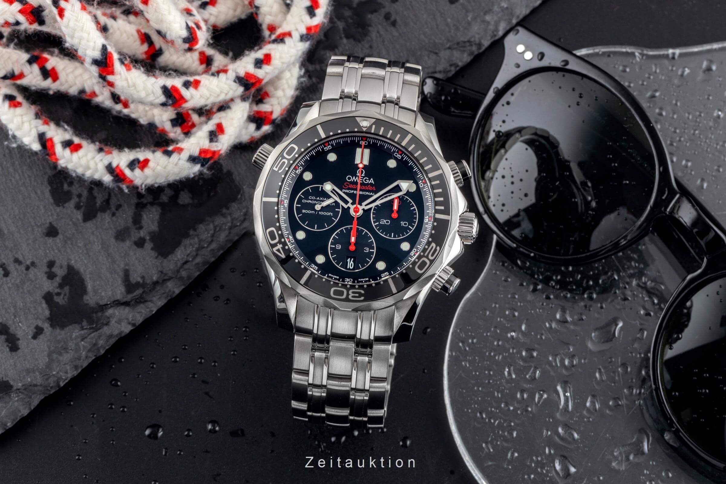 Omega Seamaster chronographe acier automatique montre pour hommes 212.30.44.50.01.001  [2502446]