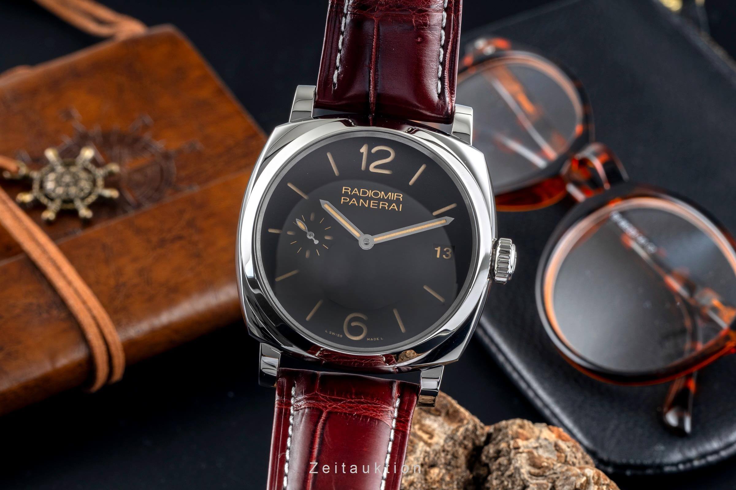 Panerai Radiomir acero cuerda manual reloj para caballeros PAM00514 LP: 7200EUR  [2502447]