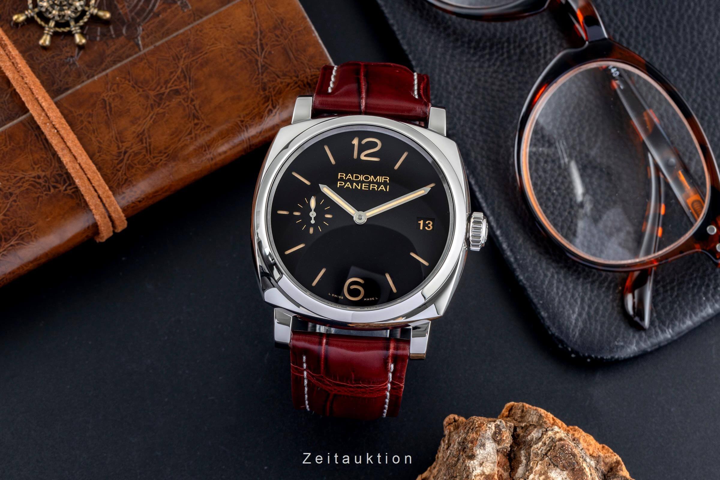 Panerai Radiomir acero cuerda manual reloj para caballeros PAM00514 LP: 7200EUR  [2502447]