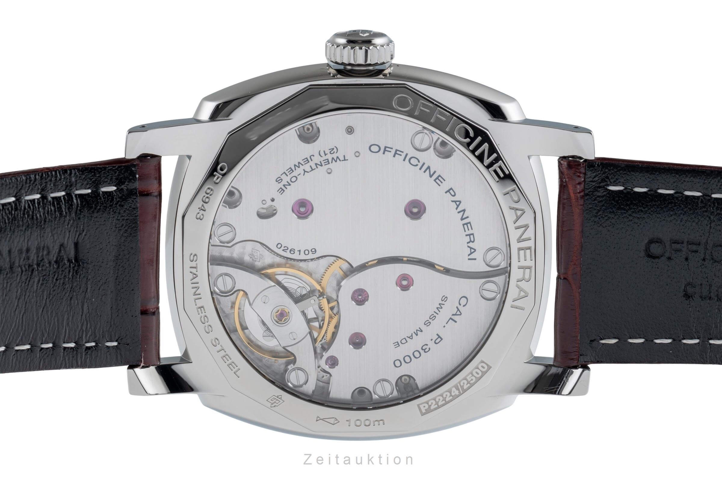 Panerai Radiomir acero cuerda manual reloj para caballeros PAM00514 LP: 7200EUR  [2502447]