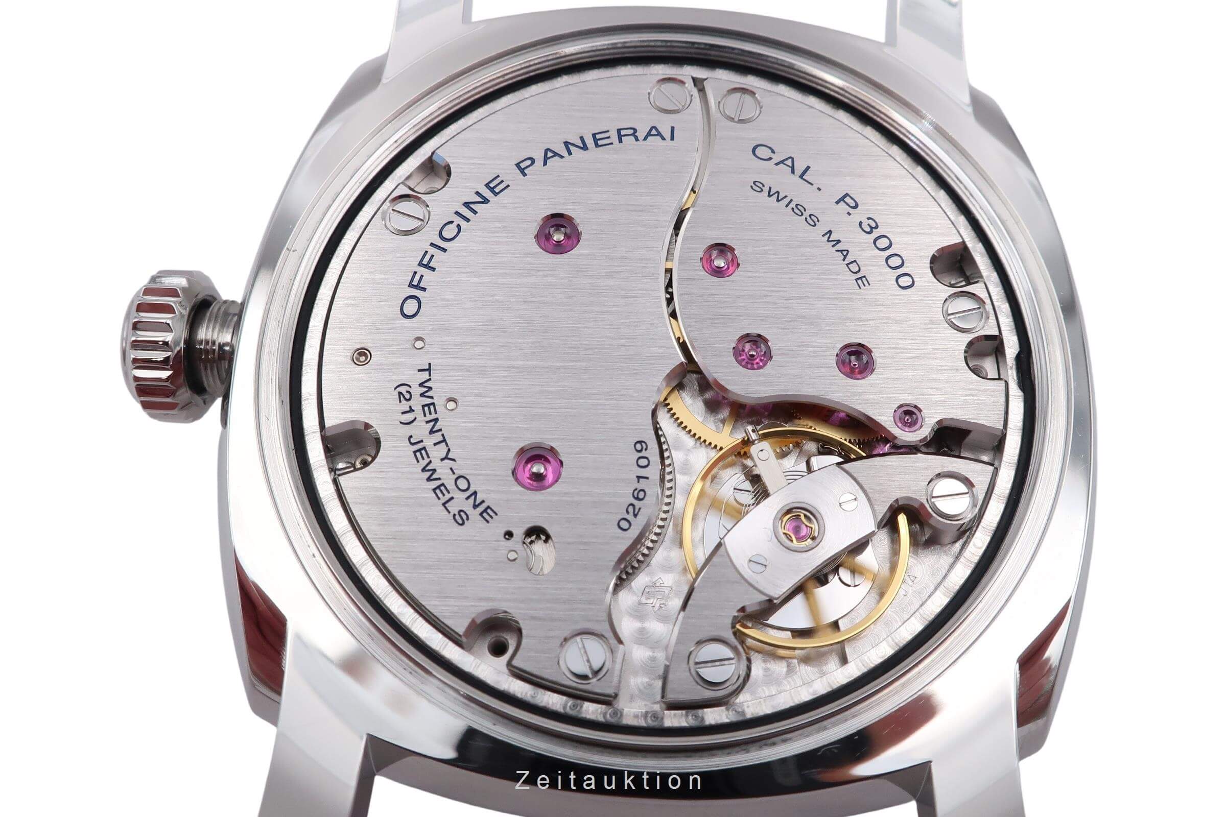 Panerai Radiomir acero cuerda manual reloj para caballeros PAM00514 LP: 7200EUR  [2502447]