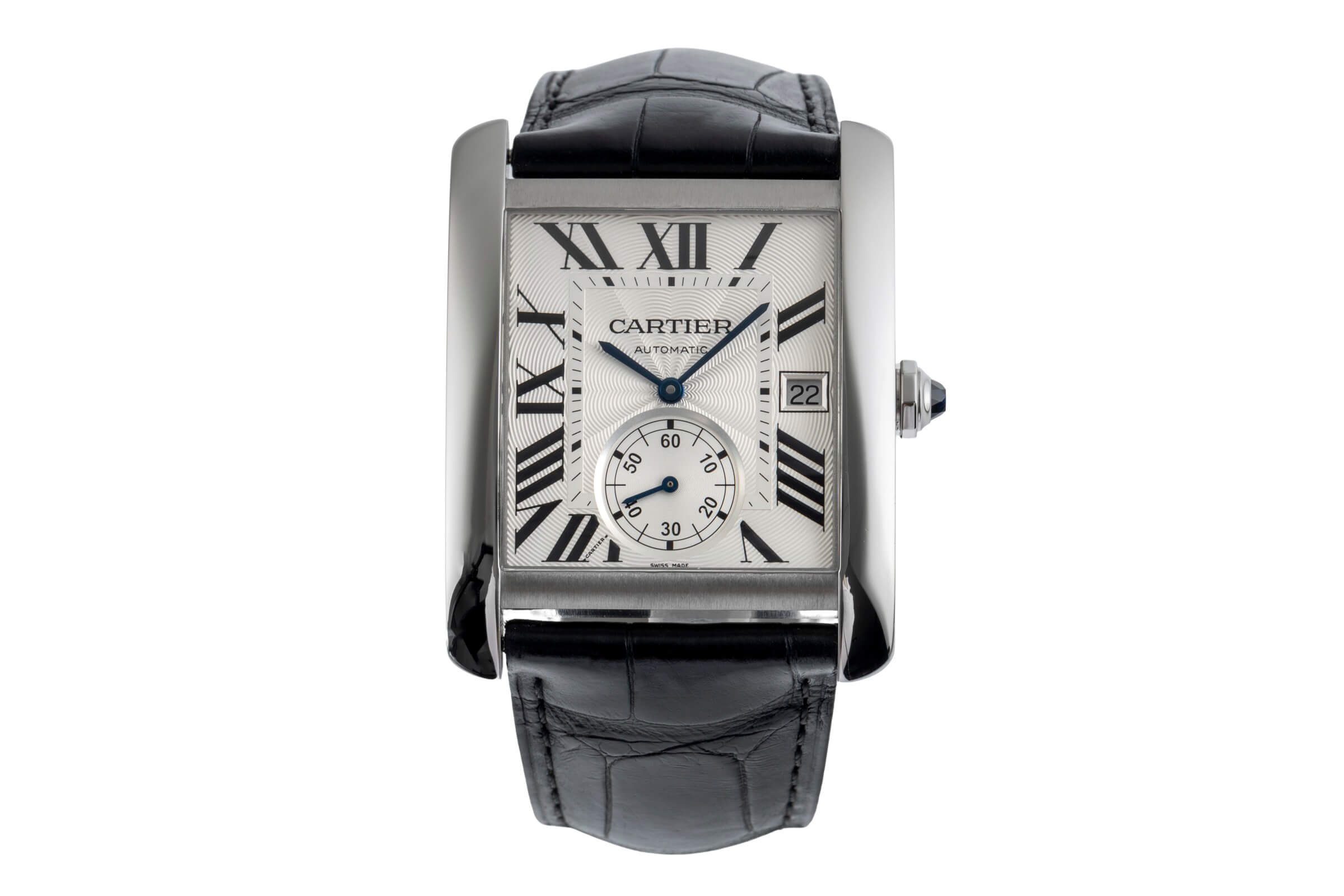 Cartier Tank acciaio automatismo orologio da uomo W5330003  [2502448]