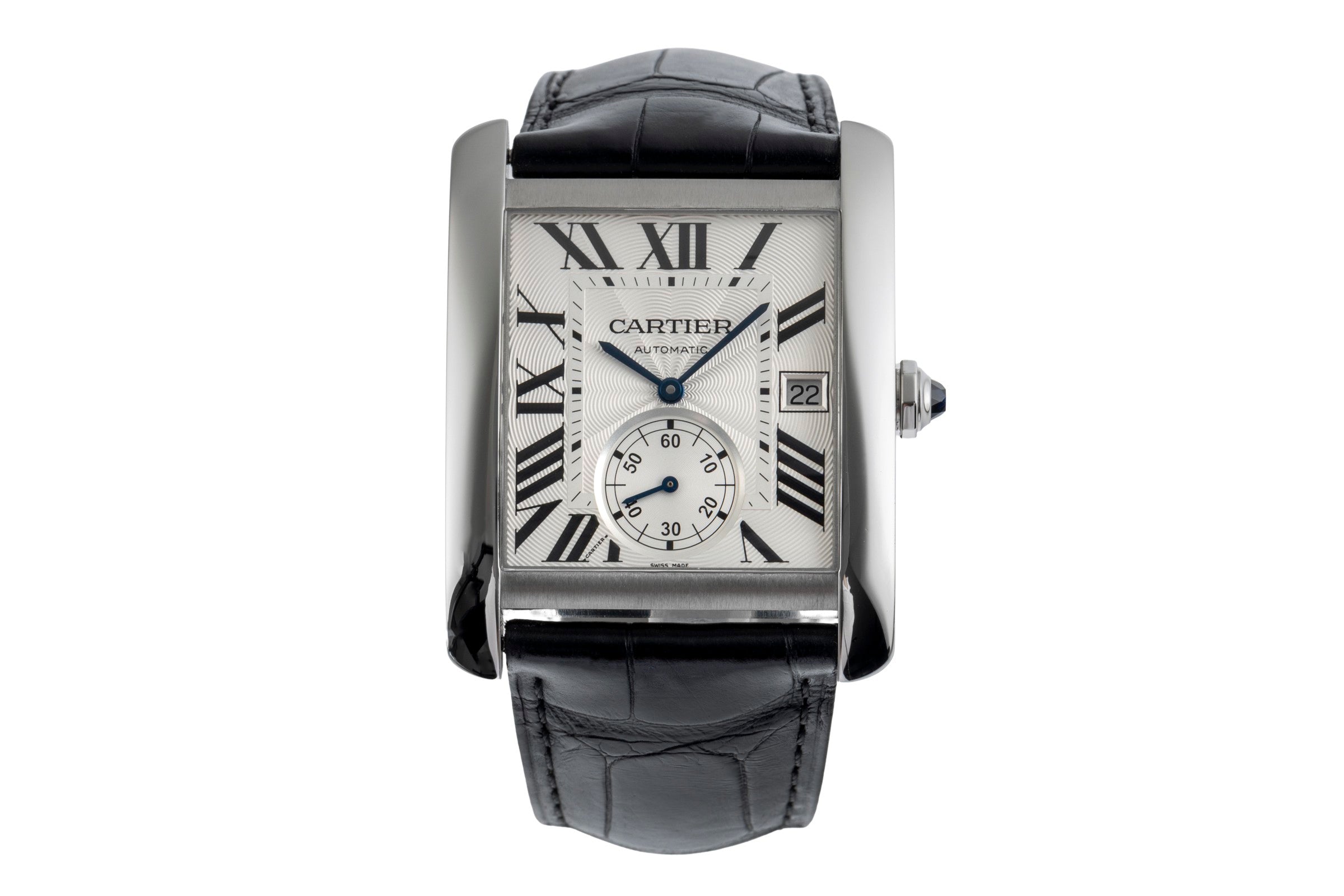 Cartier Tank acero automático reloj para caballeros W5330003  [2502448]