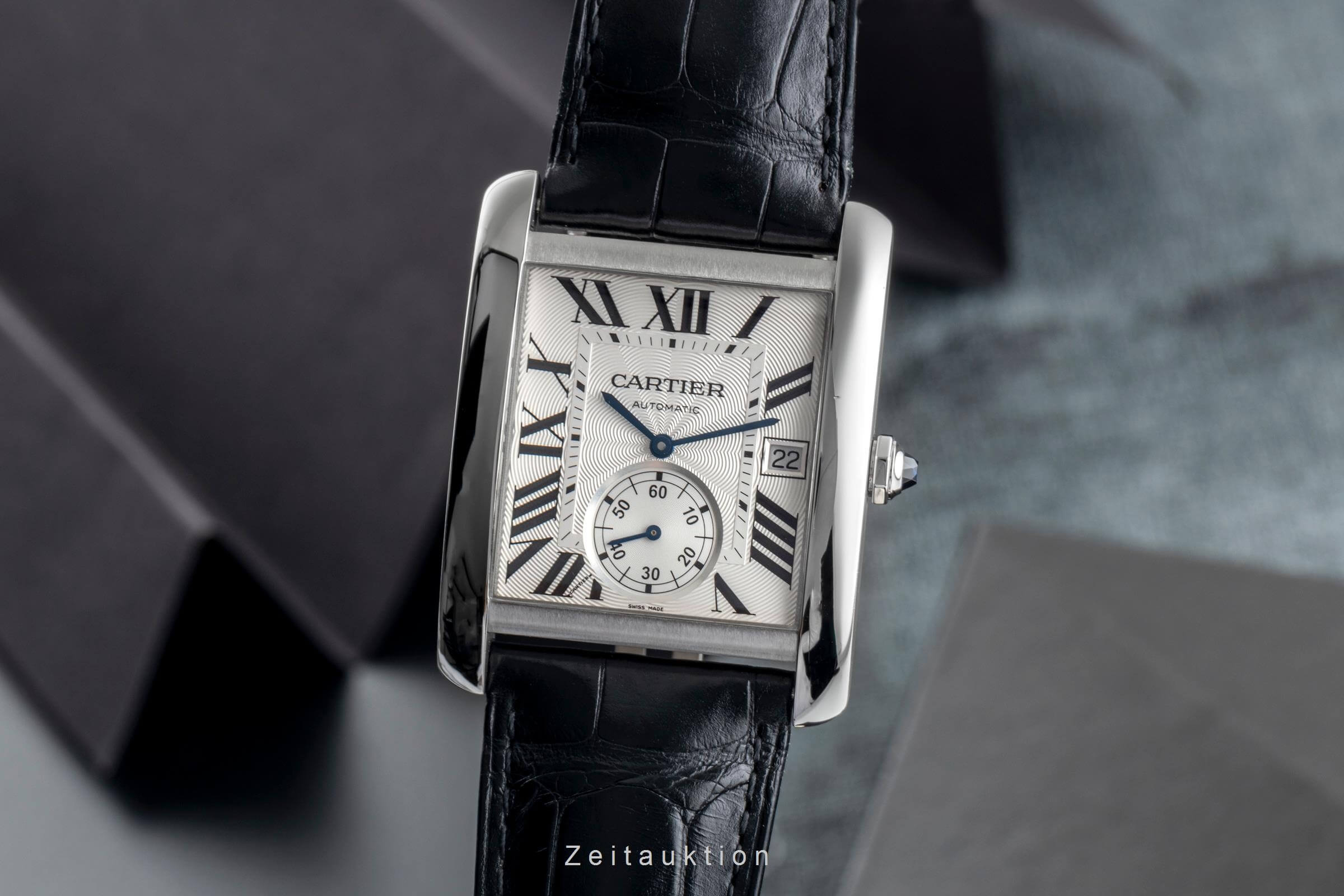 Cartier Tank acciaio automatismo orologio da uomo W5330003  [2502448]